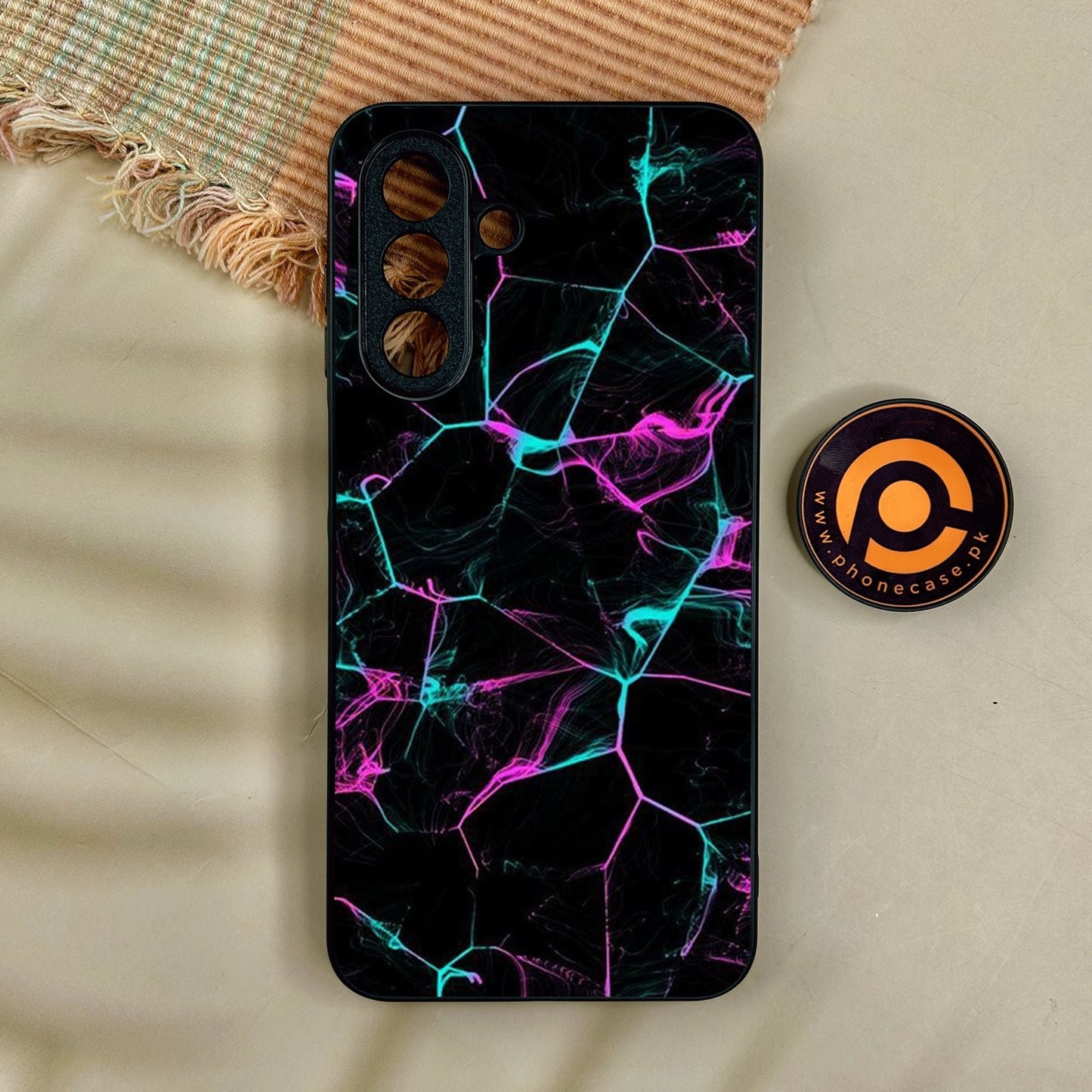 Samsung Galaxy A17 - Black Marble Design 9 - Premium Metal Printed Soft Bumper Shock Proof Case