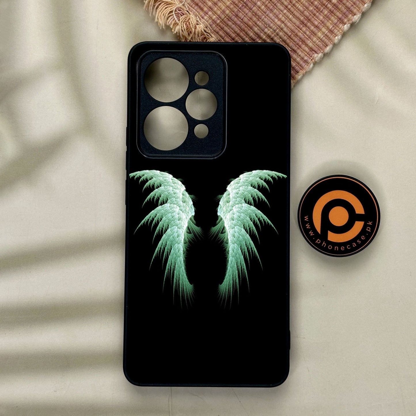 Realme 15 Pro - Angel Wings Design 5 - Premium Metal Printed Soft Bumper Shock Proof Case