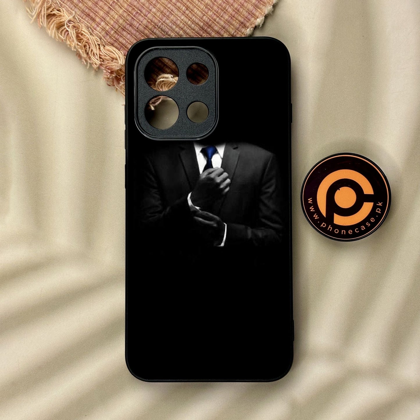 OnePlus 13T - Black Art Design 1 - Premium Metal Printed Soft Bumper Shock Proof Case