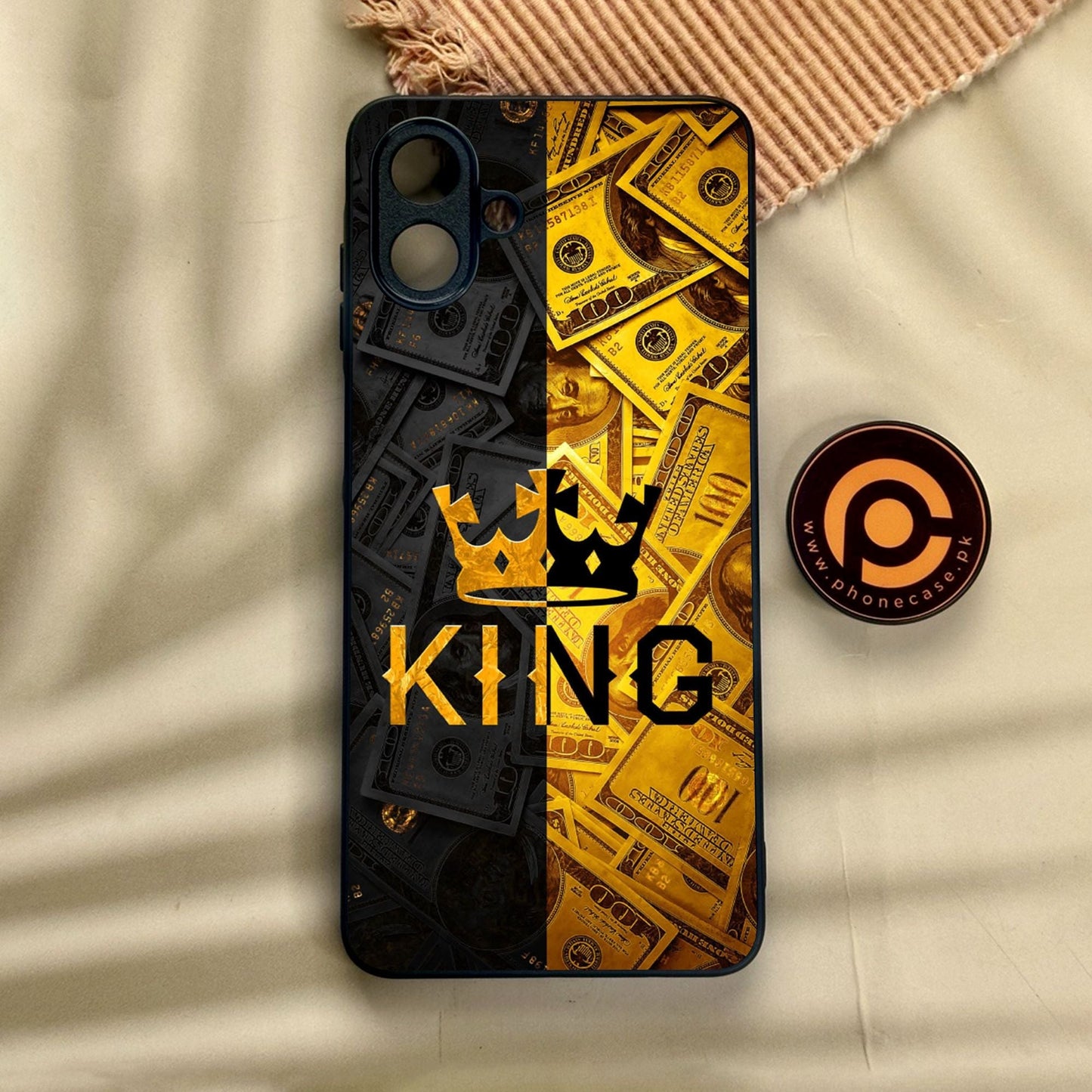 Samsung Galaxy A07 - King Design 9 - Premium Metal Printed Soft Bumper Shock Proof Case