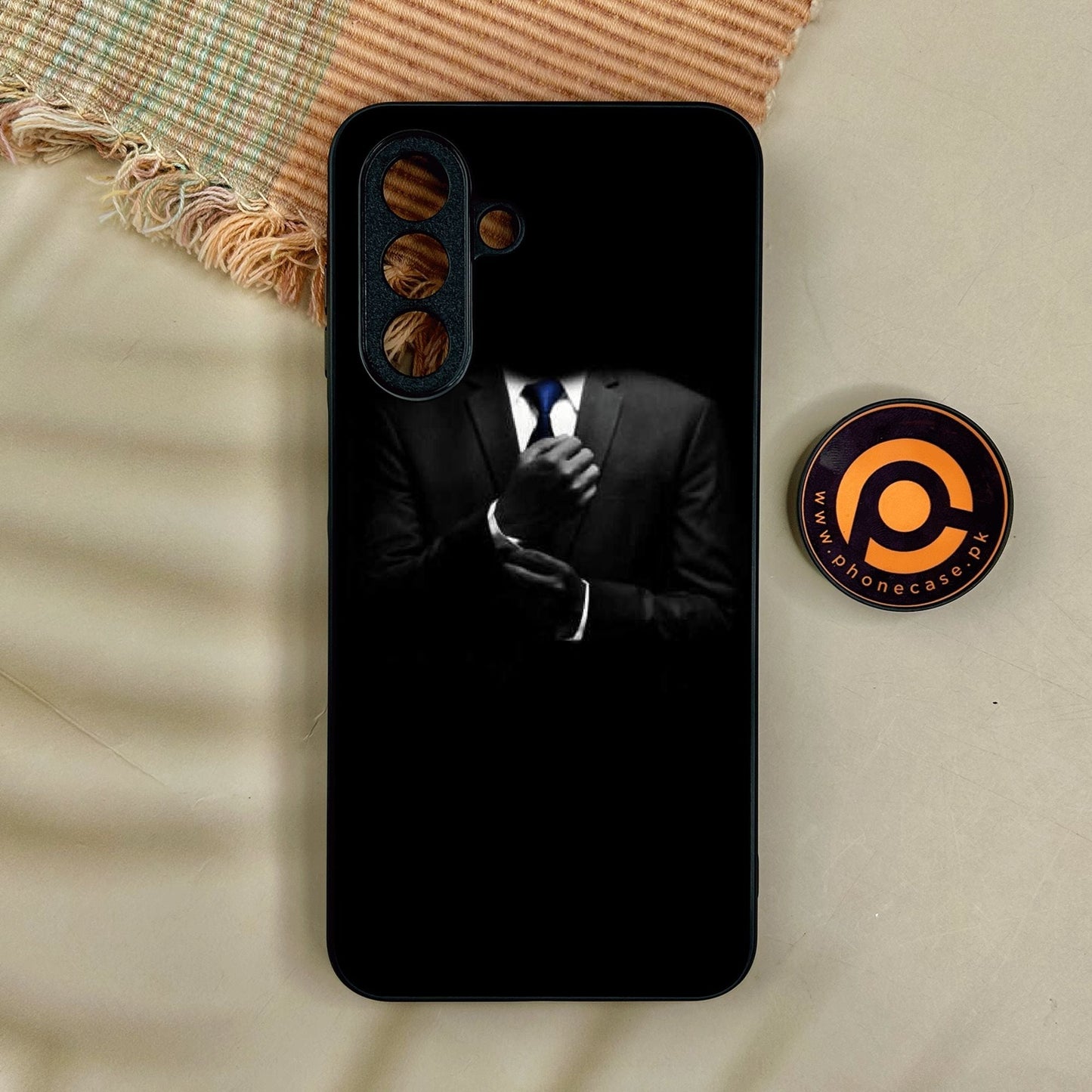 Samsung Galaxy A17 - Black Art Design 1 - Premium Metal Printed Soft Bumper Shock Proof Case