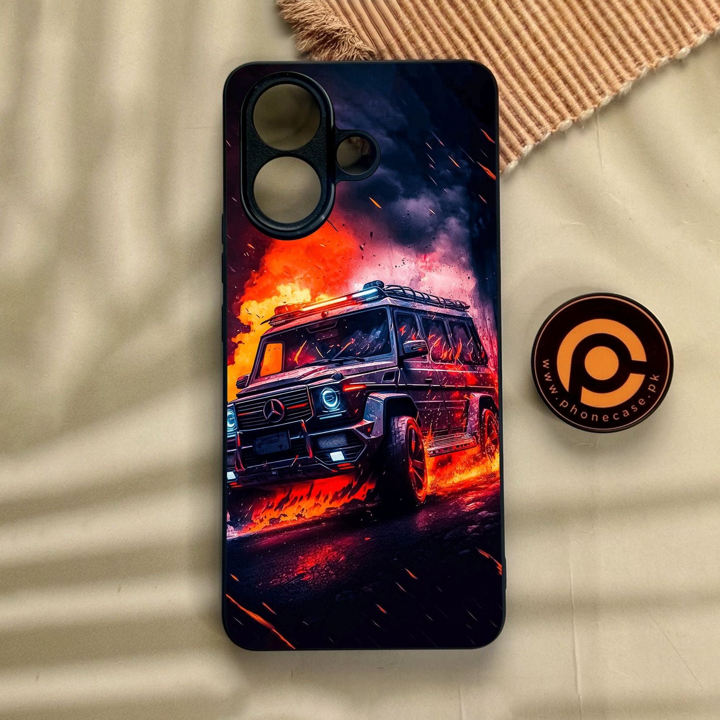 Vivo V60 Lite - Racing Design 2 - Premium Metal Printed Soft Bumper Shock Proof Case