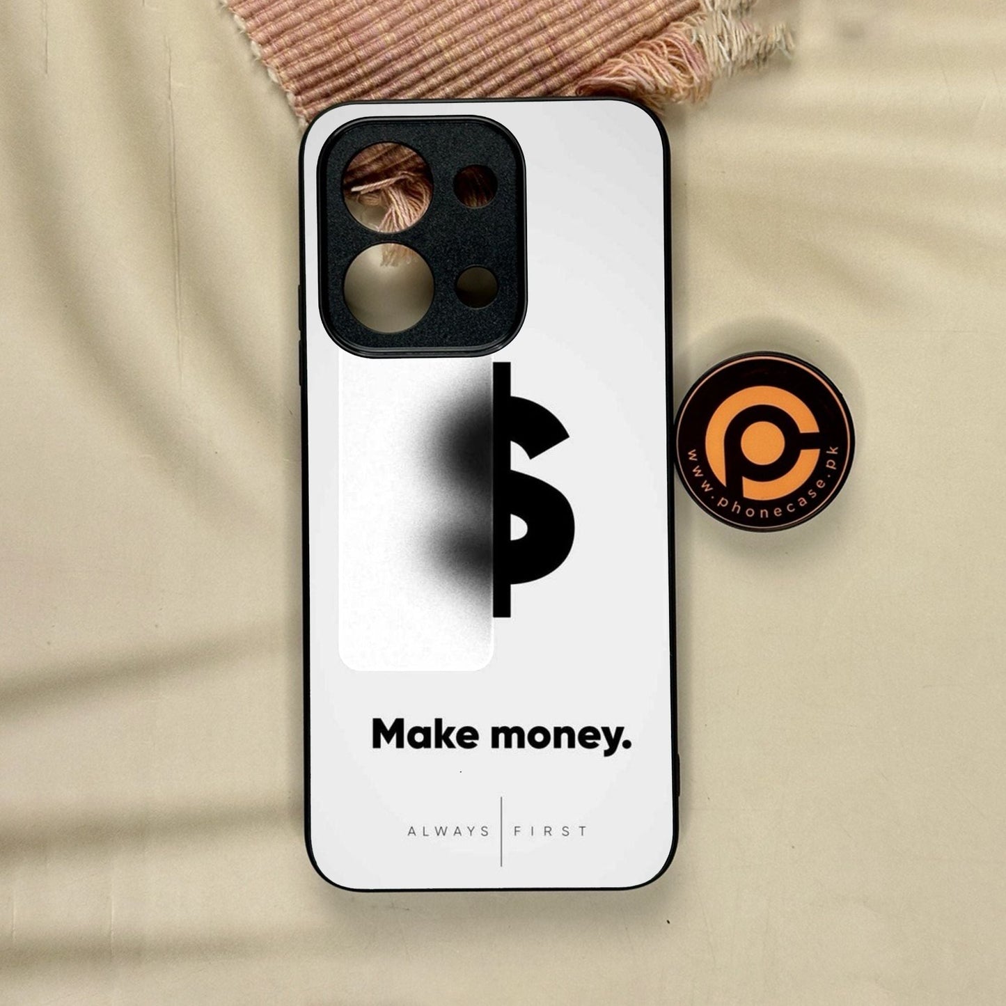 Xiaomi Redmi 15C - Dollar Design 9 - Premium Metal Printed Soft Bumper Shock Proof Case