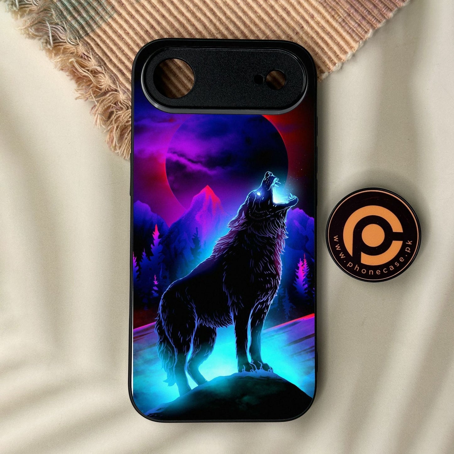 iPhone Air - Wolf Design 2 - Premium Metal Printed Soft Bumper Shock Proof Case