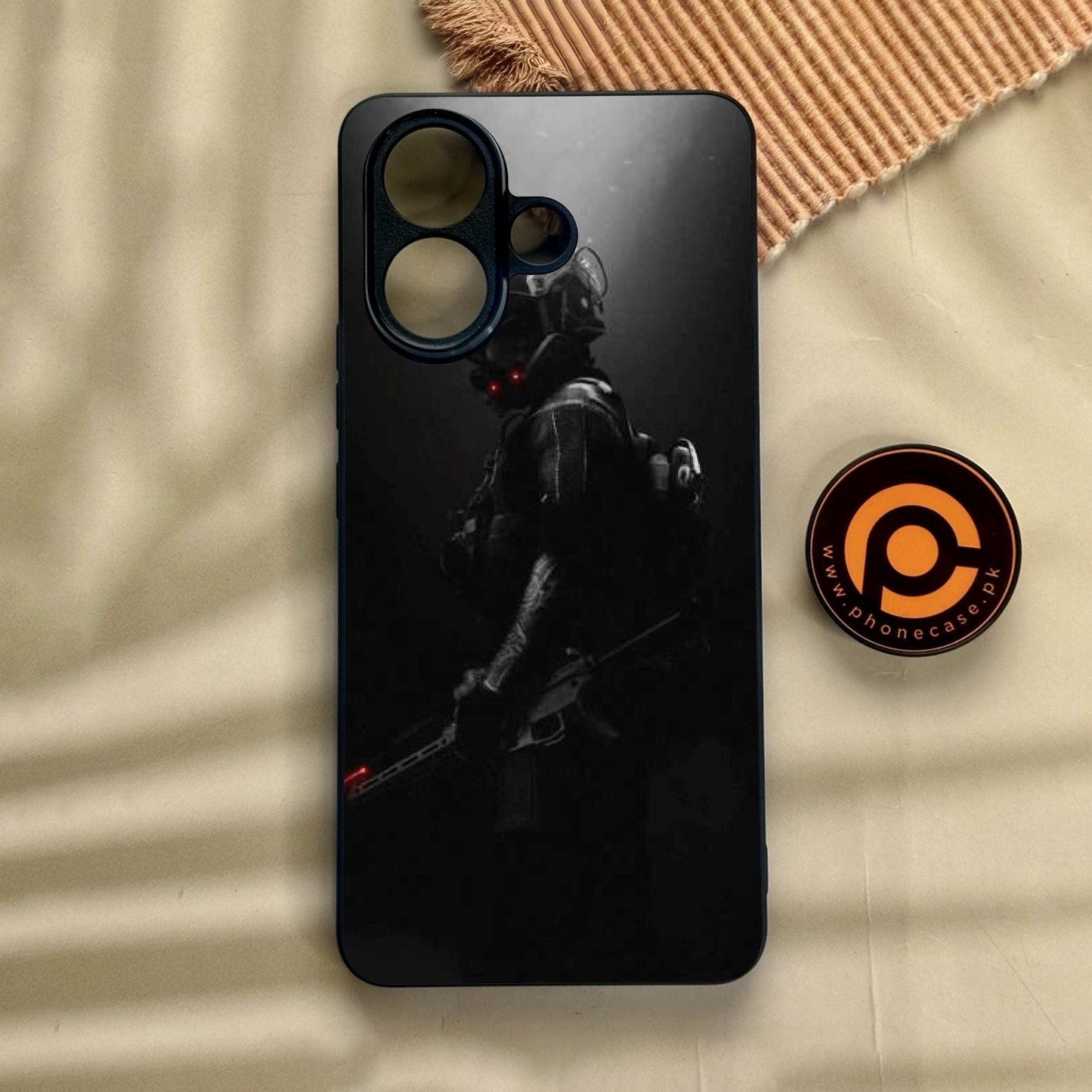 Vivo V60 Lite - Black Art Design 9 - Premium Metal Printed Soft Bumper Shock Proof Case