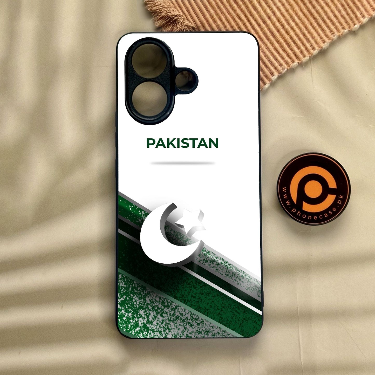 Vivo V60 Lite - Pakistan Design 10 - Premium Metal Printed Soft Bumper Shock Proof Case