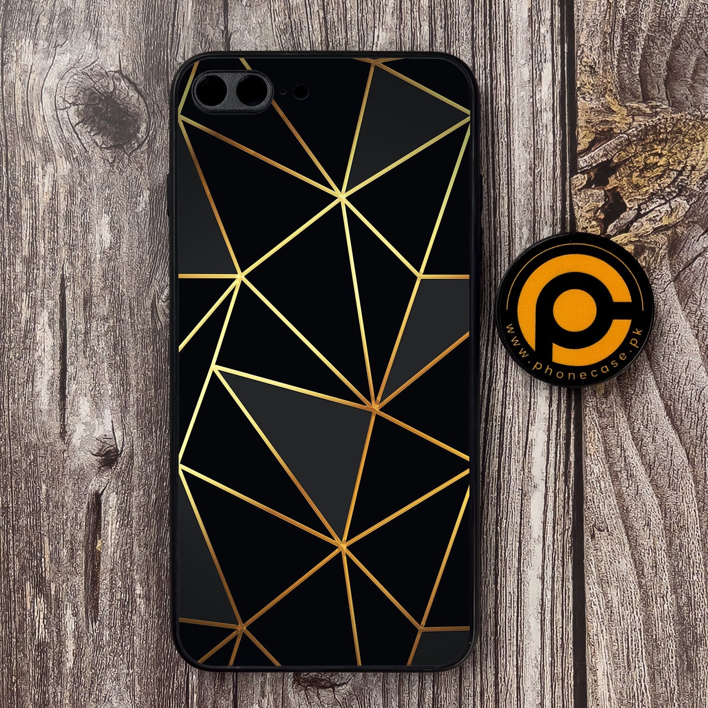 iPhone 7 Plus - 3D Design 10 - Premium Metal Printed soft Bumper shock Proof Case CS-38741