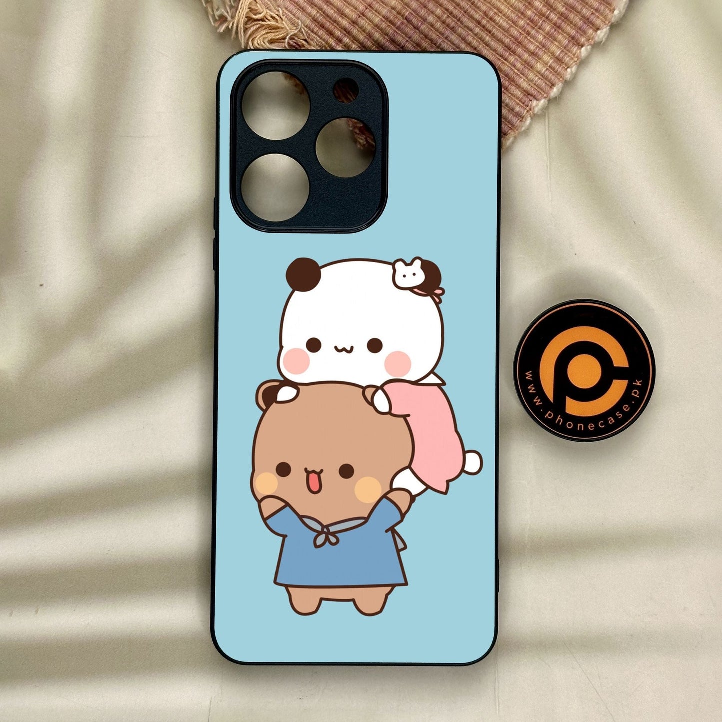 Realme Note 70 - Cute Bubu Dudu Design 5 - Premium Metal Printed Soft Bumper Shock Proof Case