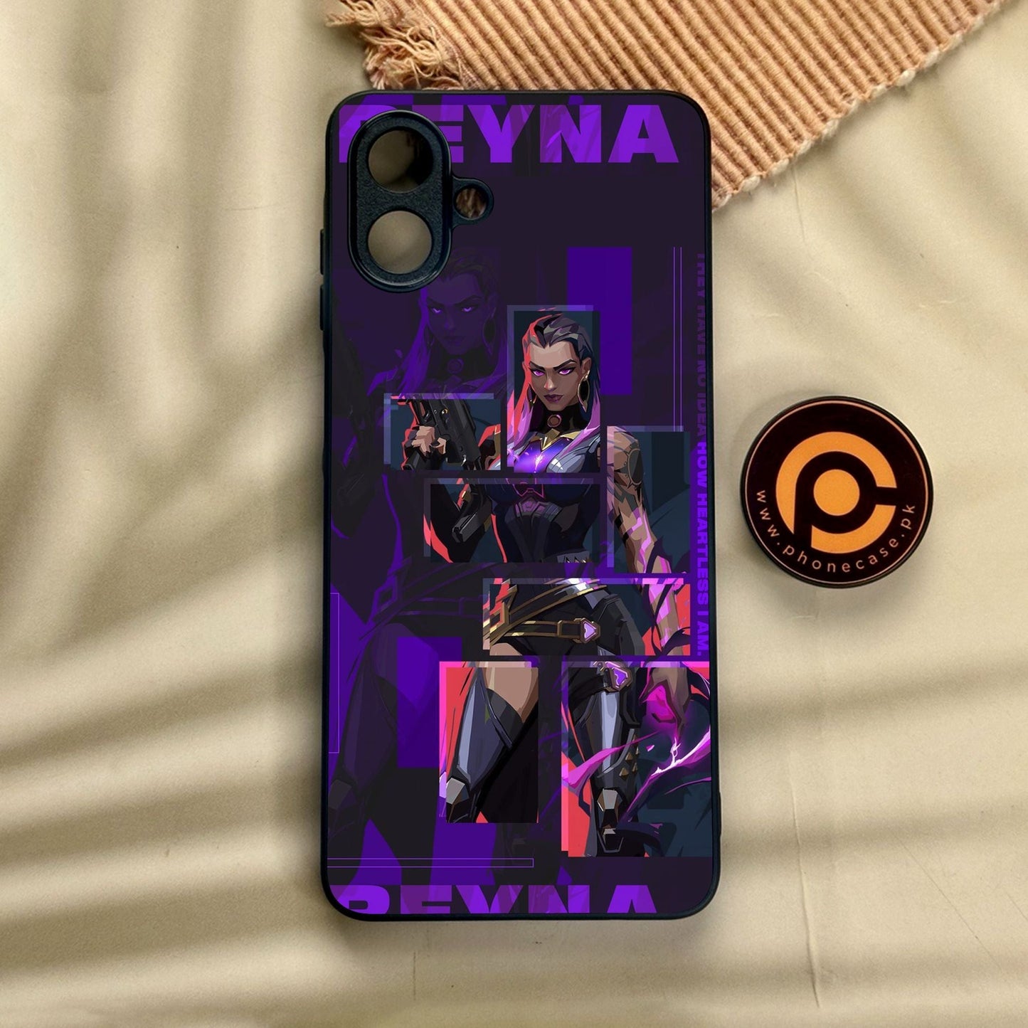 Samsung Galaxy A07 - Battle-Ready Design 2 - Premium Metal Printed Soft Bumper Shock Proof Case