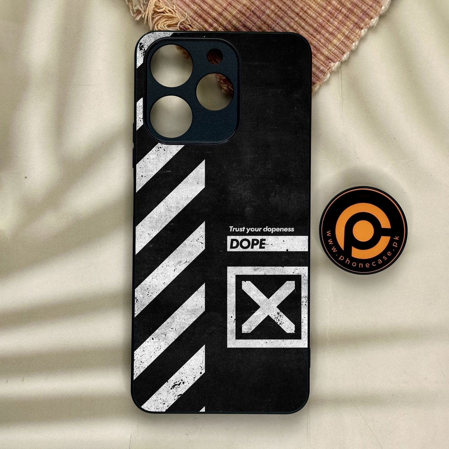 Realme Note 70 - Trust Your Dopeness - Premium Metal Printed Soft Bumper Shock Proof Case