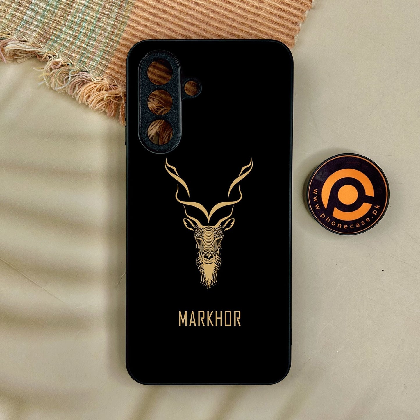 Samsung Galaxy A17 - Markhor Design 3 - Premium Metal Printed Soft Bumper Shock Proof Case