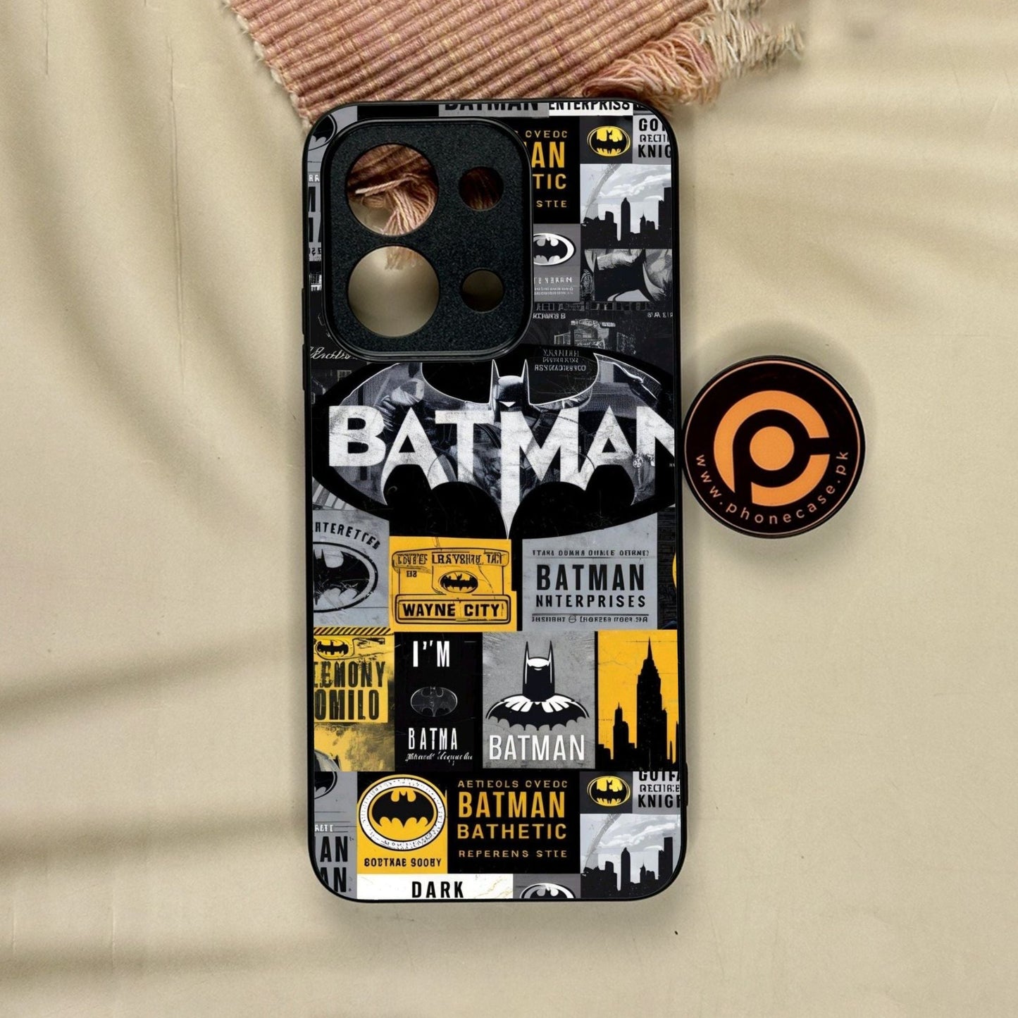 Xiaomi Redmi 15C - The Gotham Collage - Premium Metal Printed Soft Bumper Shock Proof Case