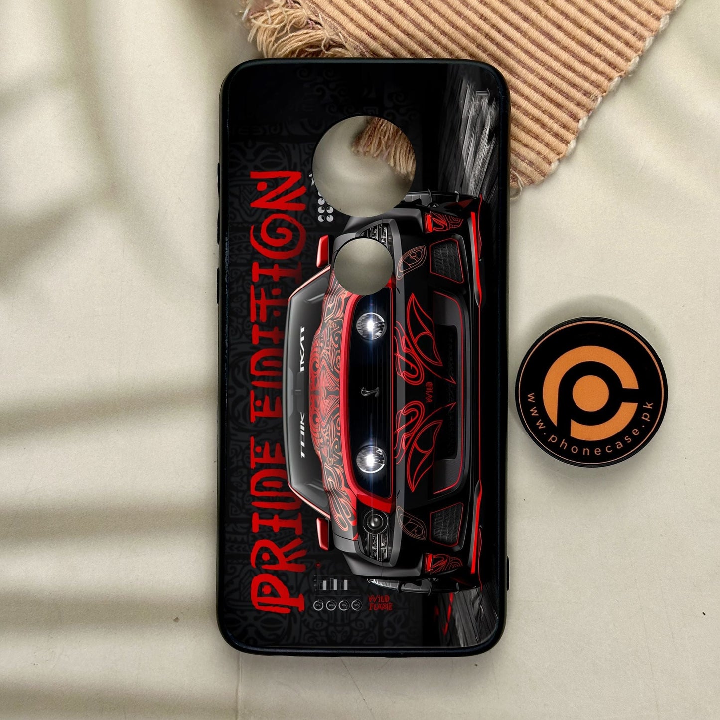 Motorola Moto G7 - Cobra X Racing Car - Premium Metal Printed Soft Bumper Shock Proof Case