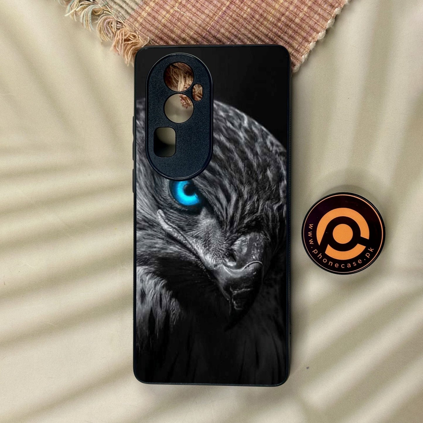 Oppo Reno 10 Pro Plus - Black Art Design 2 - Premium Metal Printed Soft Bumper Shock Proof Case