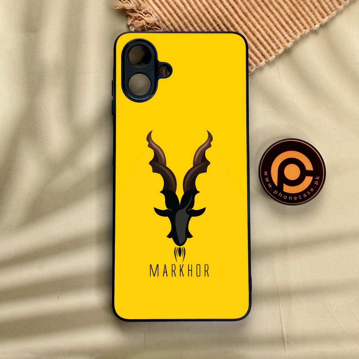 Samsung Galaxy A07 - Markhor Design 1 - Premium Metal Printed Soft Bumper Shock Proof Case