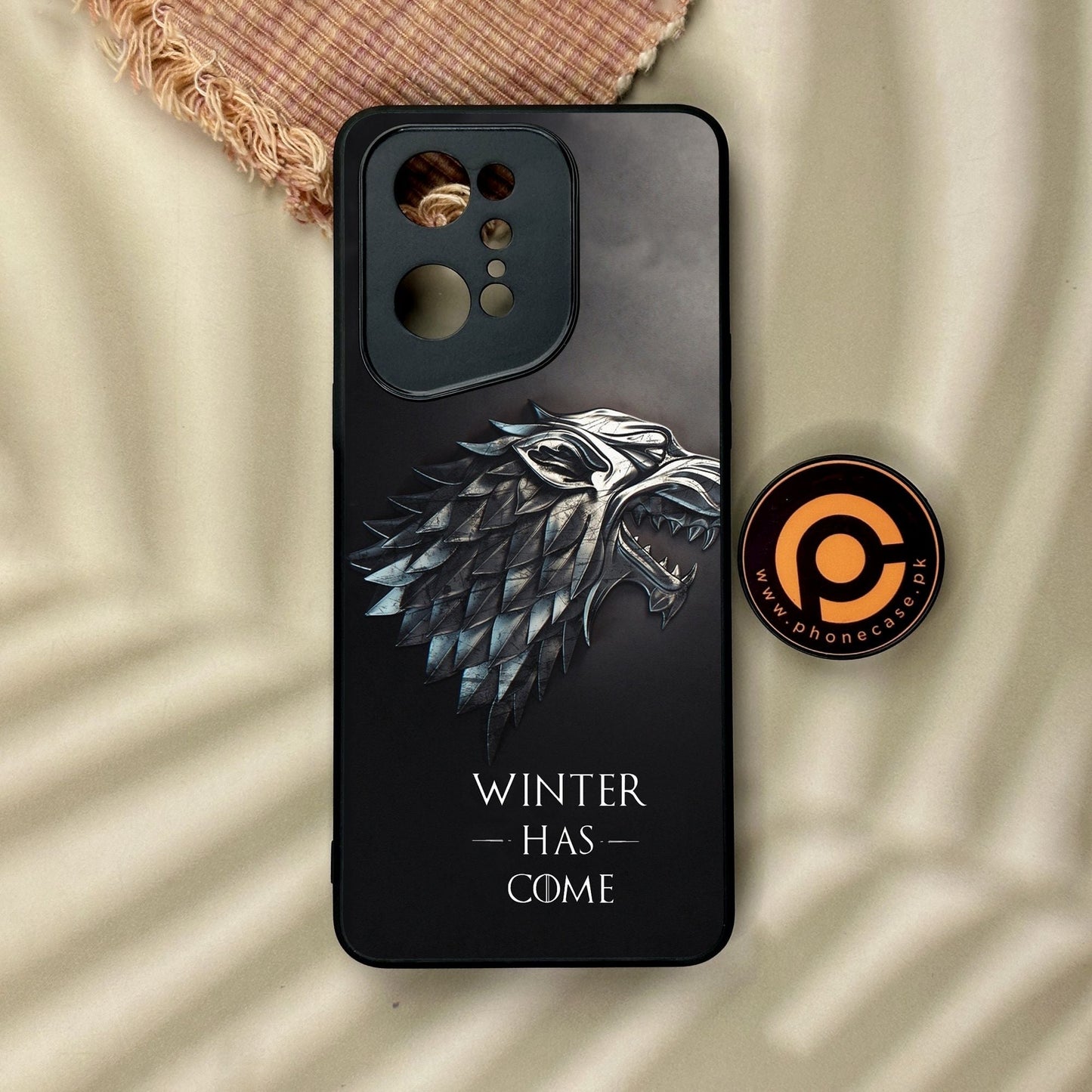 Oppo Find X5 Pro - Winter Has Come Got - Premium Metal Printed Soft Bumper Shock Proof Case