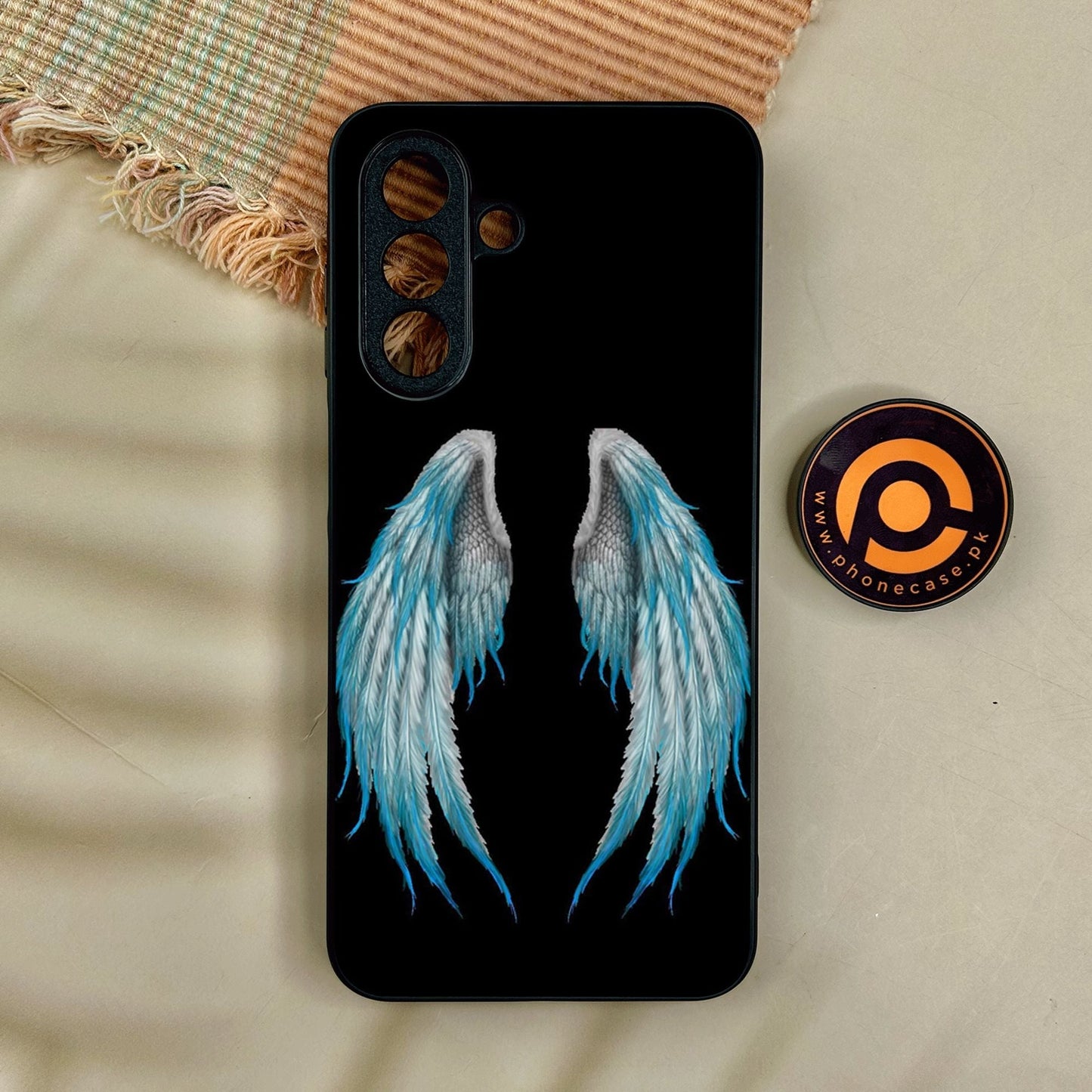 Samsung Galaxy A17 - Angel Wings Design 4 - Premium Metal Printed Soft Bumper Shock Proof Case