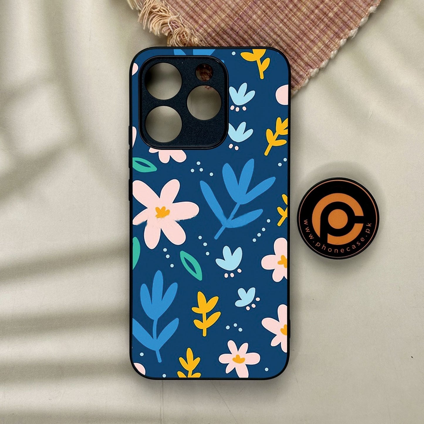 Realme 15T - Colorful Flowers - Premium Metal Printed Soft Bumper Shock Proof Case