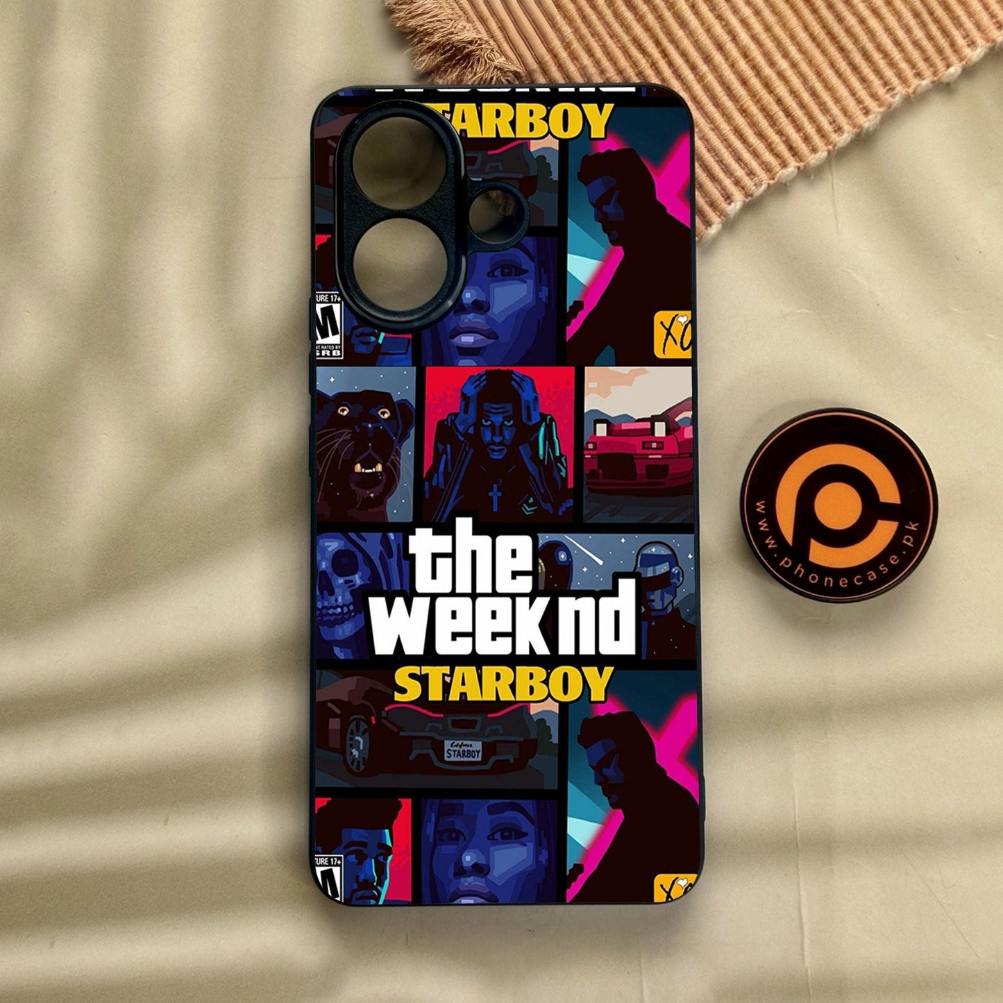 Vivo V60 Lite - The Weeknd Star Boy - Premium Metal Printed Soft Bumper Shock Proof Case