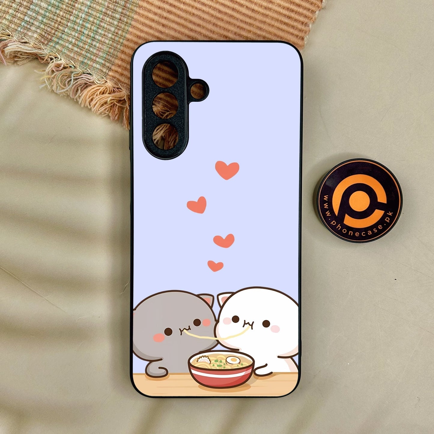 Samsung Galaxy A17 - Cute Bubu Dudu Design 10 - Premium Metal Printed Soft Bumper Shock Proof Case