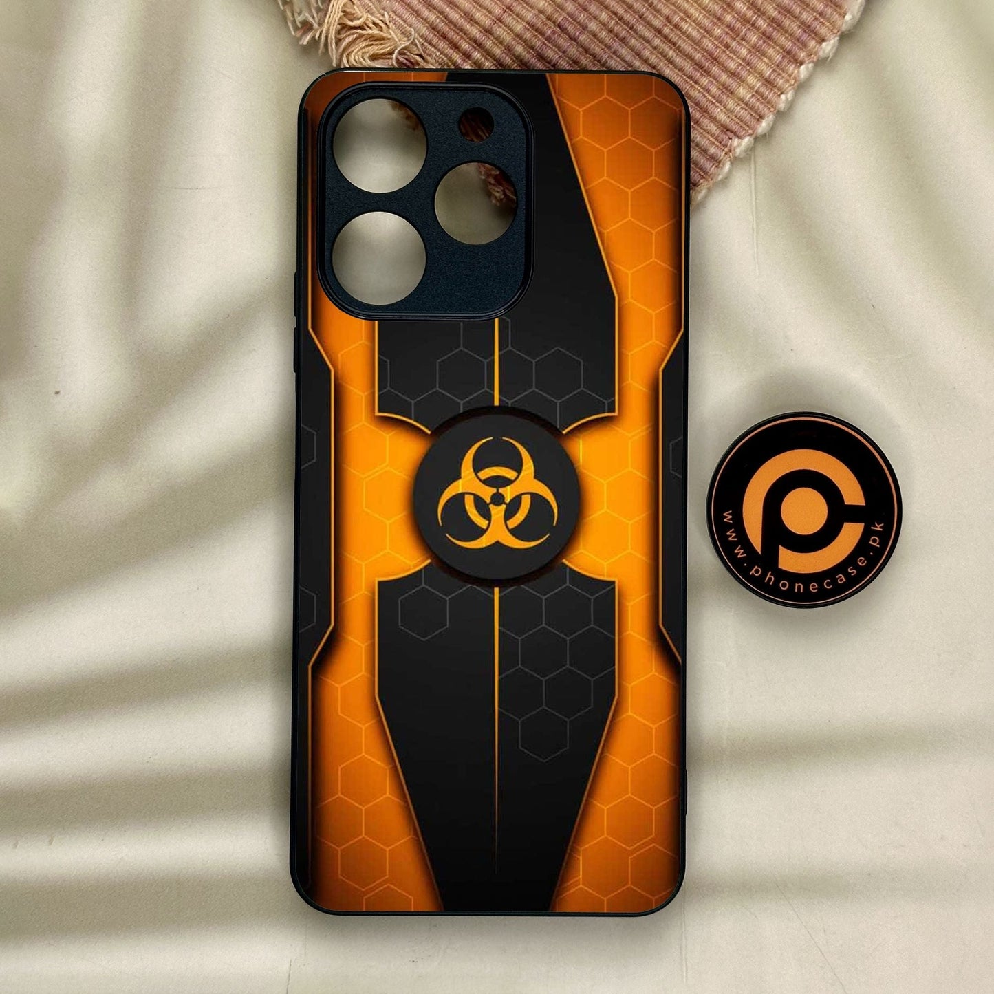 Realme Note 70 - Biohazard Design 2 - Premium Metal Printed Soft Bumper Shock Proof Case