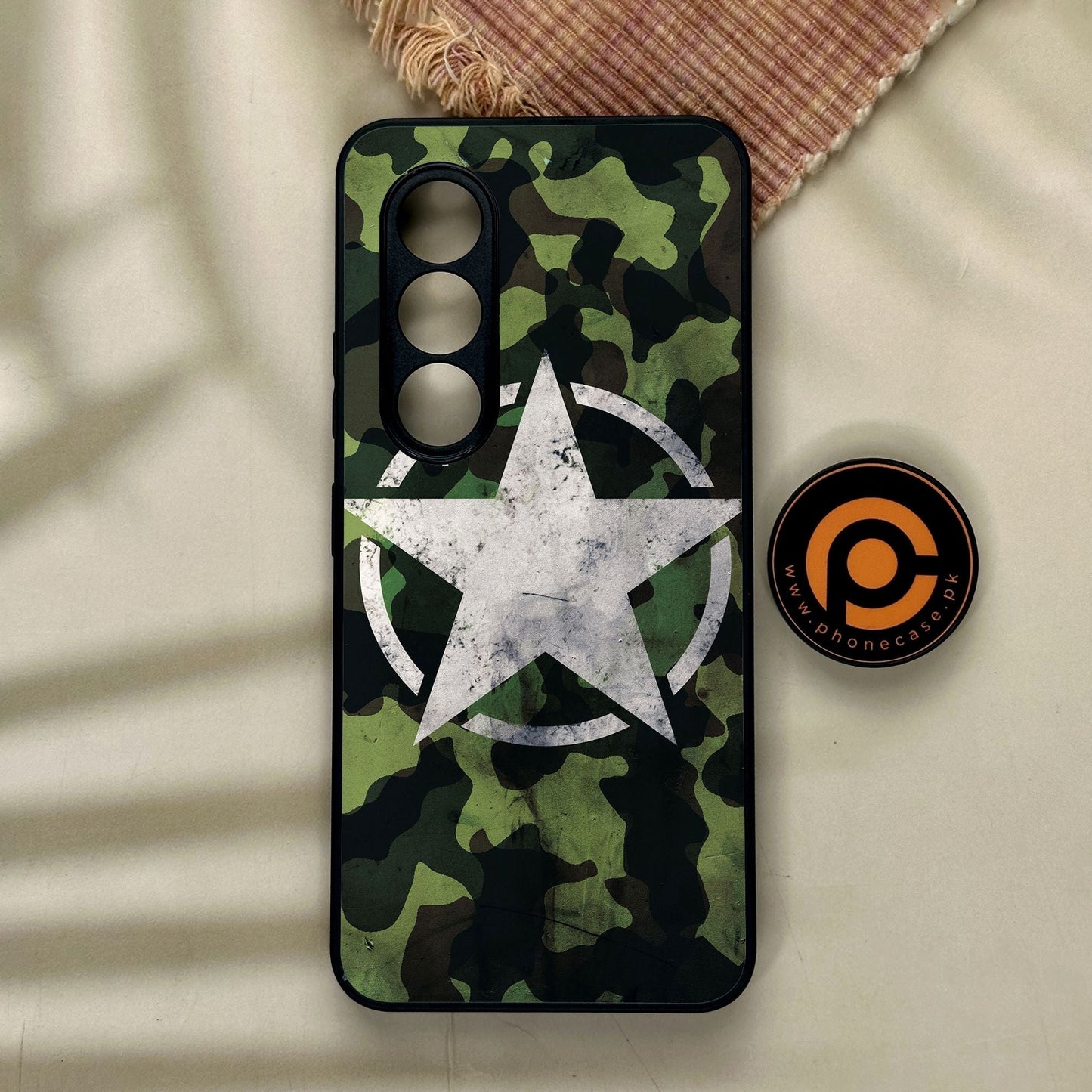 Itel S25 - Ndcom - Premium Metal Printed Soft Bumper Shock Proof Case