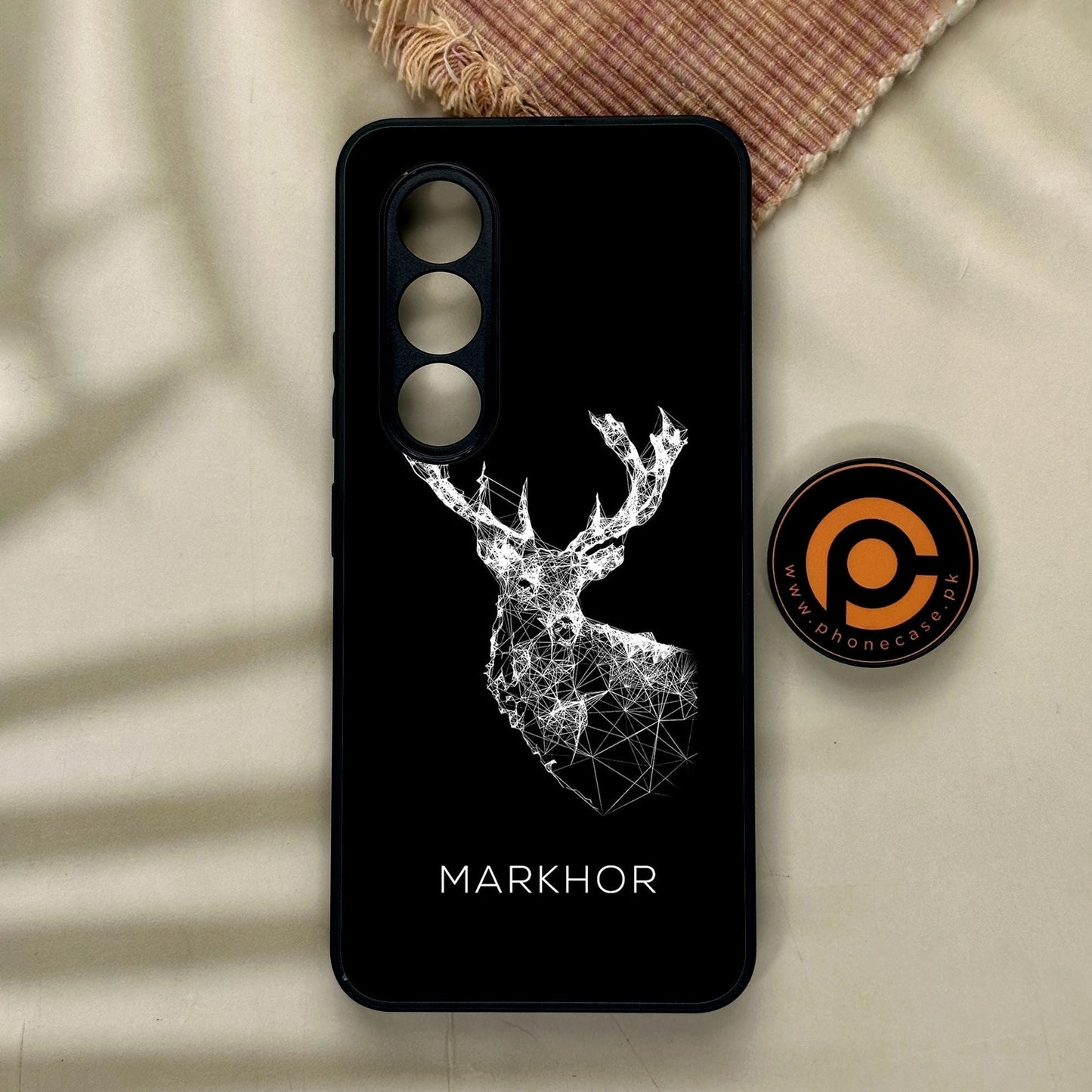 Itel S25 - Markhor Design 4 - Premium Metal Printed Soft Bumper Shock Proof Case