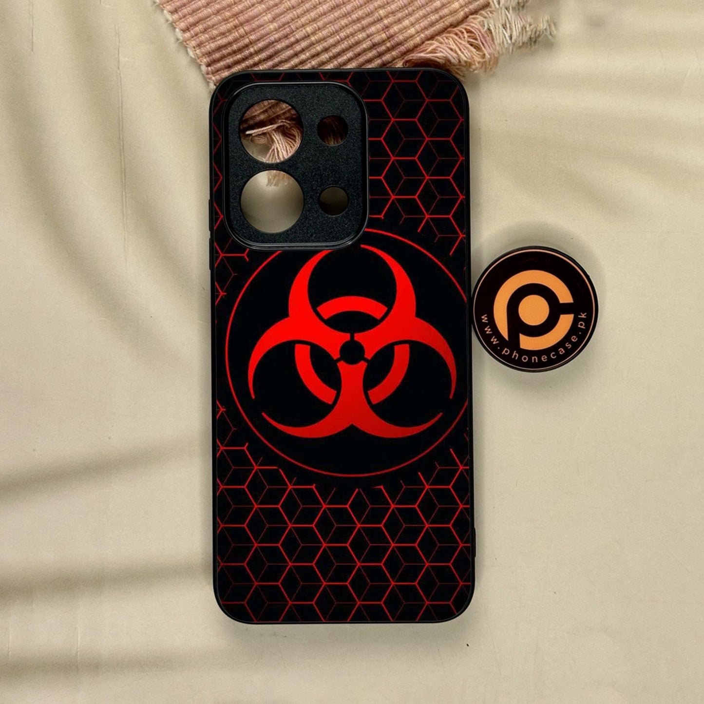 Xiaomi Redmi 15C - Biohazard Design 8 - Premium Metal Printed Soft Bumper Shock Proof Case