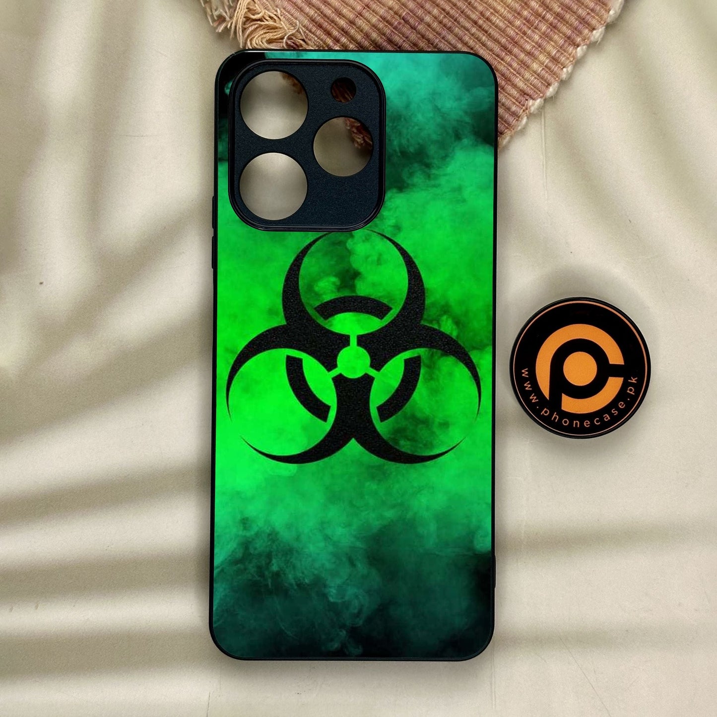Realme Note 70 - Biohazard Design 7 - Premium Metal Printed Soft Bumper Shock Proof Case