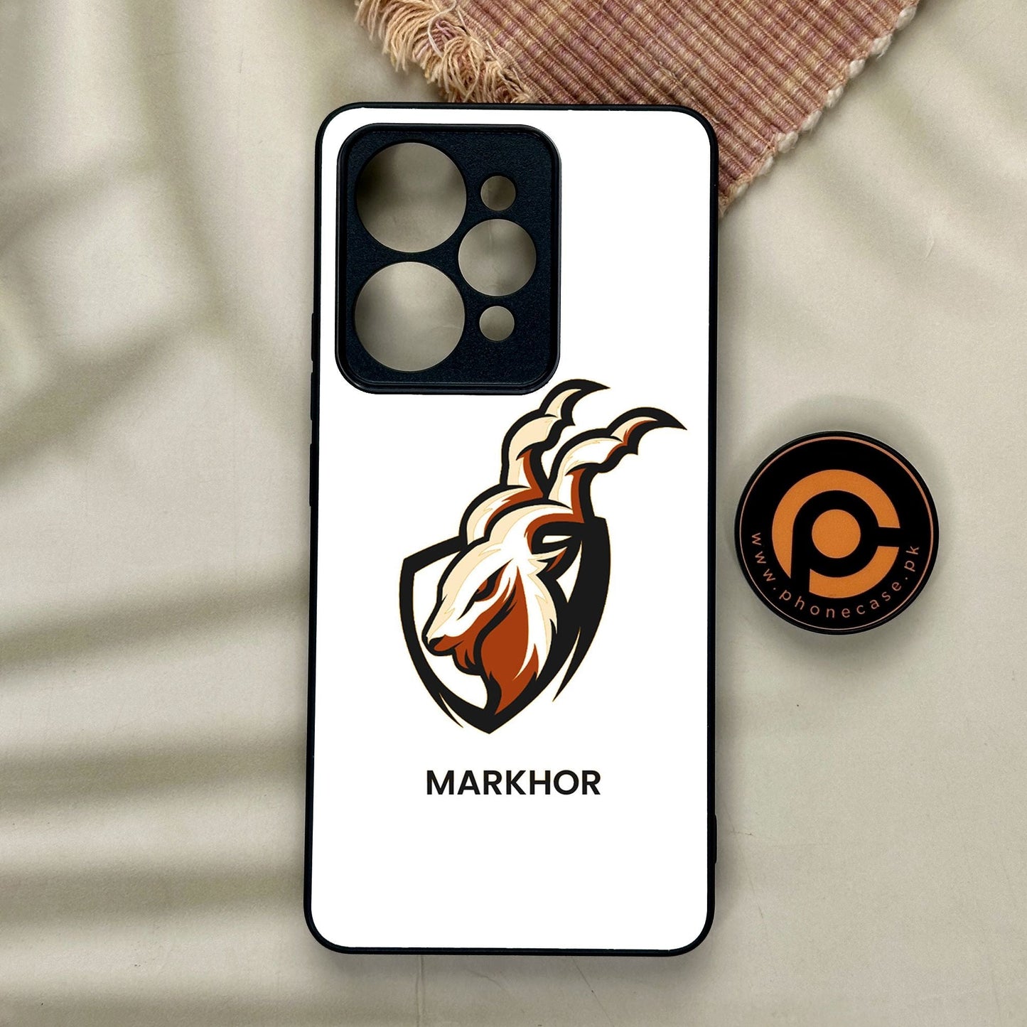 Realme 15 Pro - Markhor Design 5 - Premium Metal Printed Soft Bumper Shock Proof Case