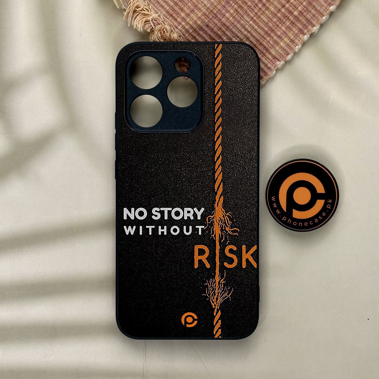 Realme 15T - The Risk Taker - Premium Metal Printed Soft Bumper Shock Proof Case