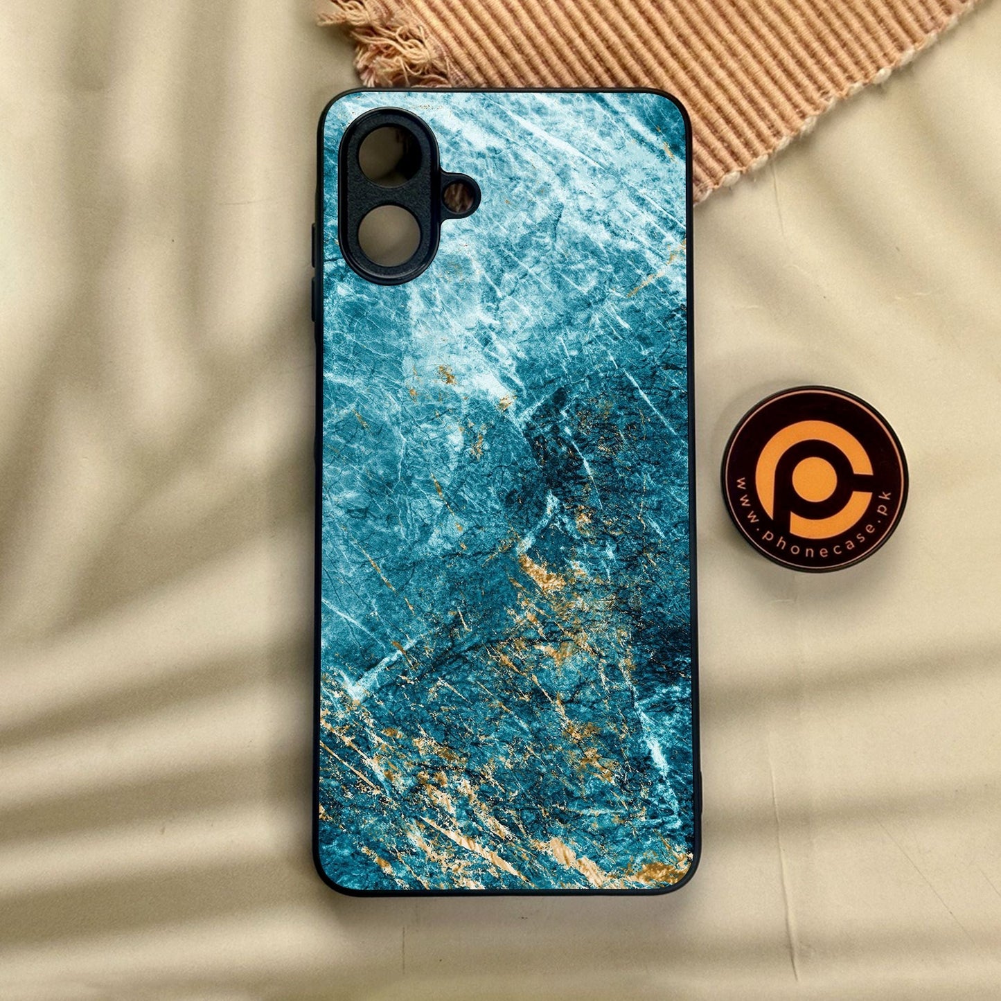 Samsung Galaxy A07 - Blue 2.0 Design 10 - Premium Metal Printed Soft Bumper Shock Proof Case