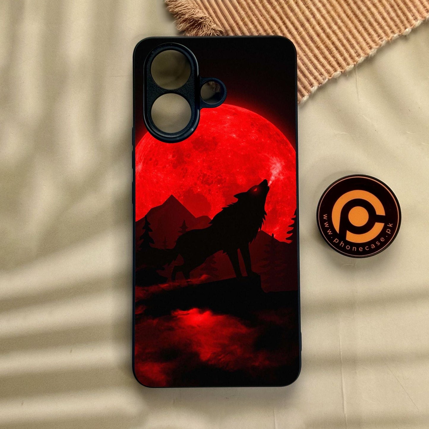 Vivo V60 Lite - Wolf Design 5 - Premium Metal Printed Soft Bumper Shock Proof Case