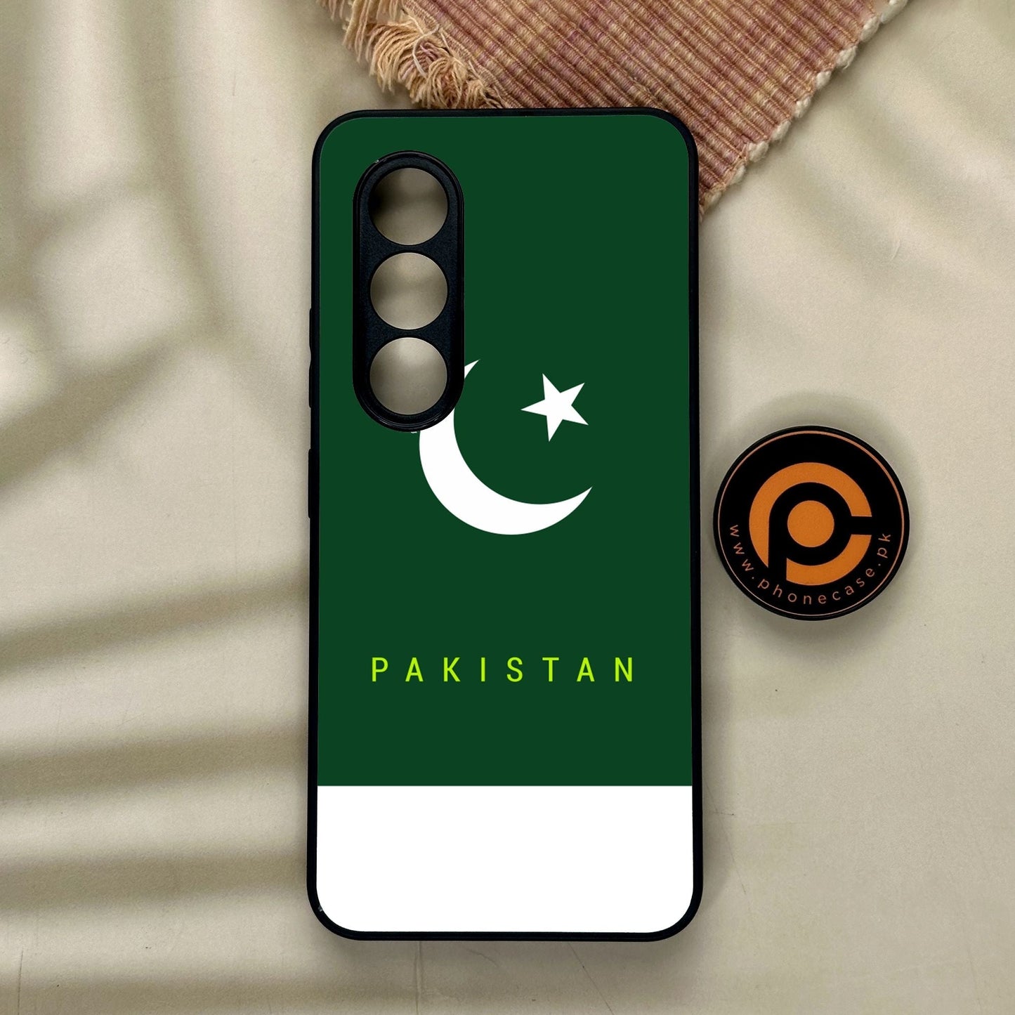 Itel S25 - Pakistani Flag Design 5 - Premium Metal Printed Soft Bumper Shock Proof Case