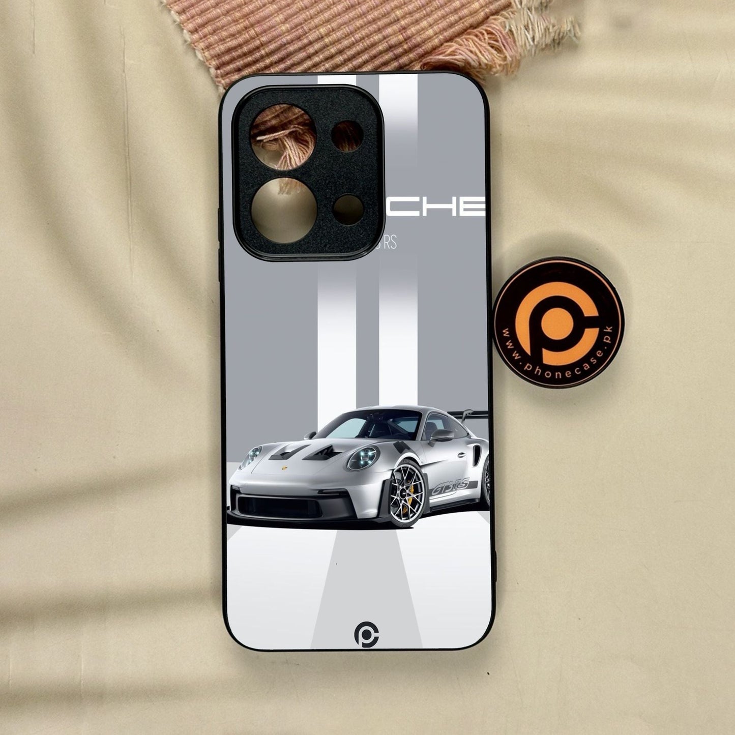 Xiaomi Redmi 15C - Porsche Gt3 Rs Thrill - Premium Metal Printed Soft Bumper Shock Proof Case