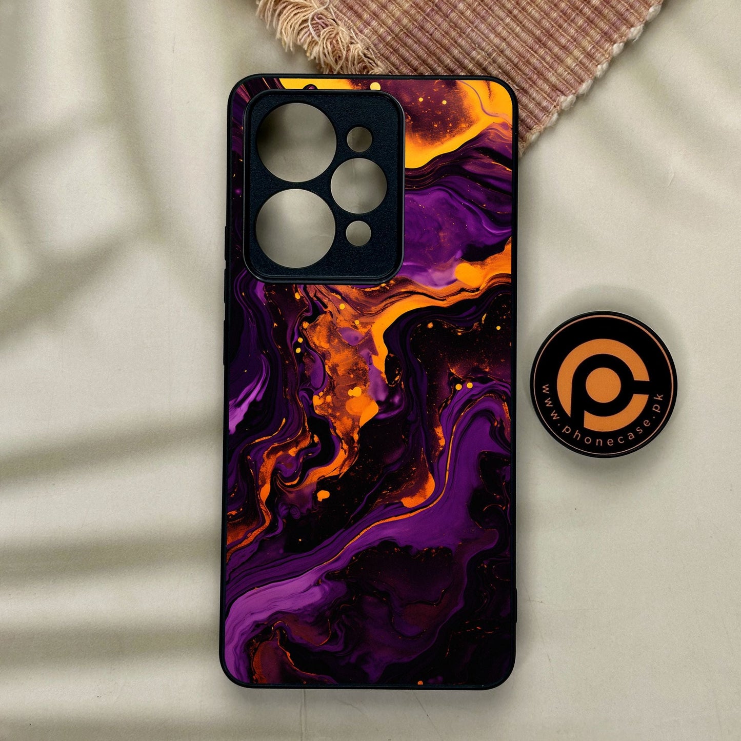 Realme 15 Pro - Liquid Design 7 - Premium Metal Printed Soft Bumper Shock Proof Case