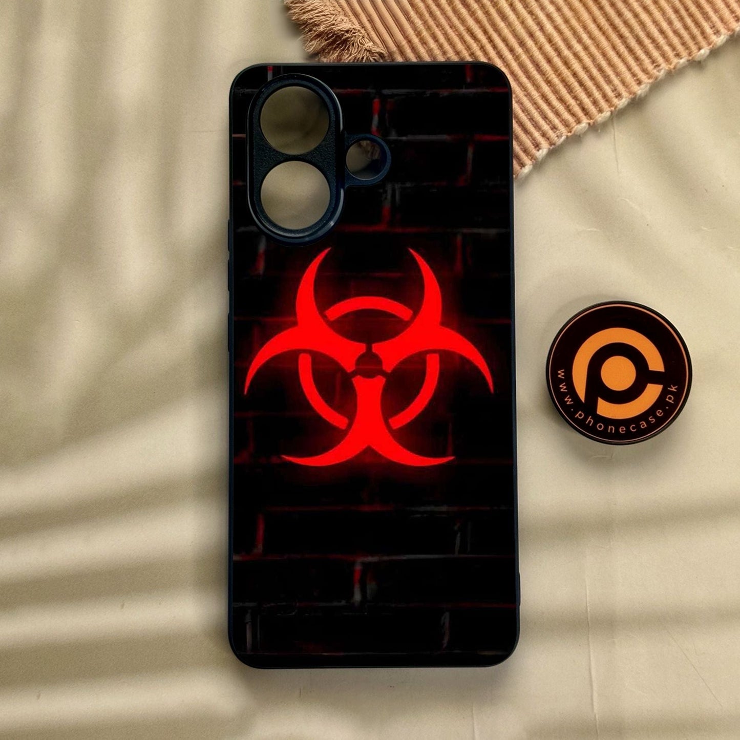 Vivo V60 Lite - Biohazard Design 6 - Premium Metal Printed Soft Bumper Shock Proof Case