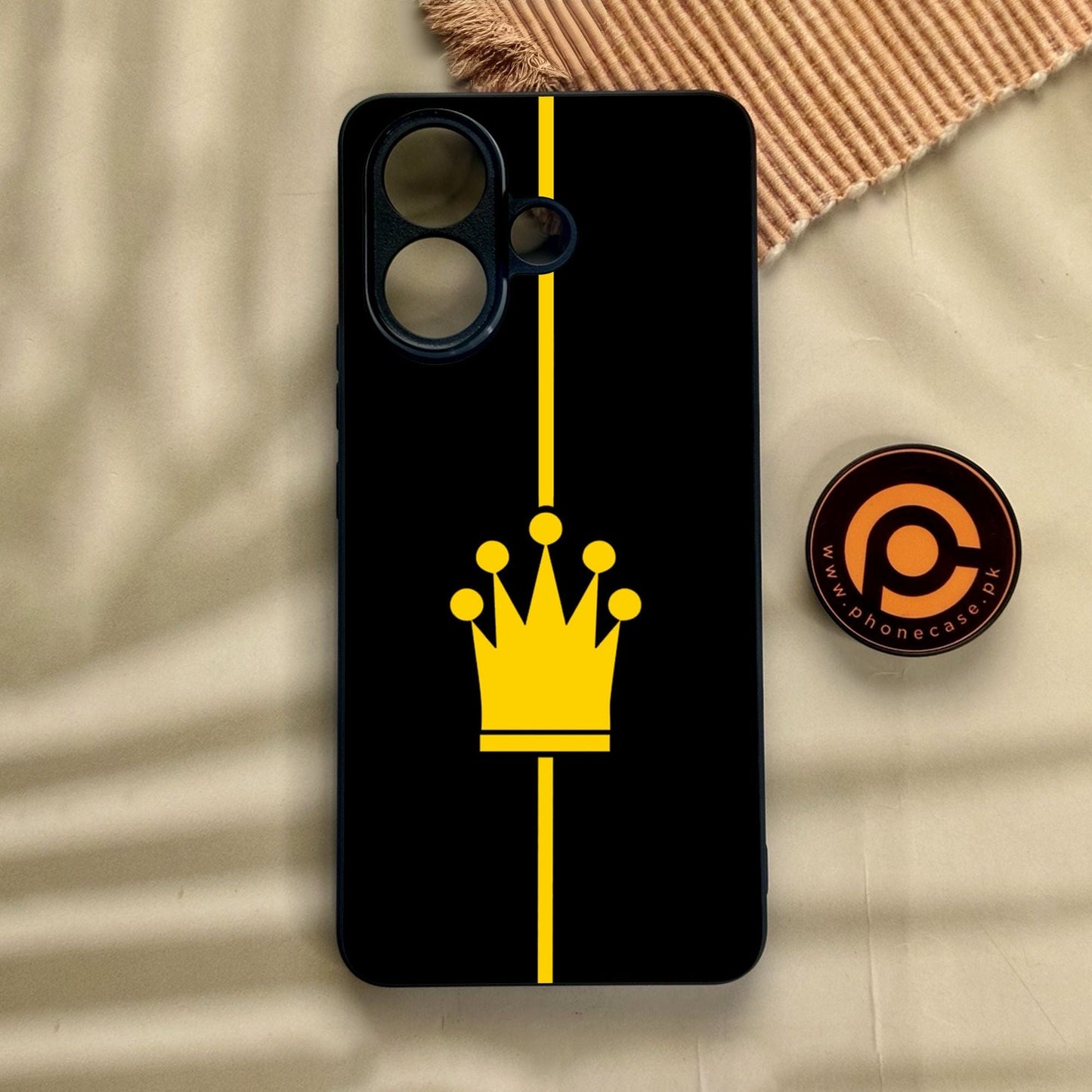 Vivo V60 Lite - King Design 1 - Premium Metal Printed Soft Bumper Shock Proof Case