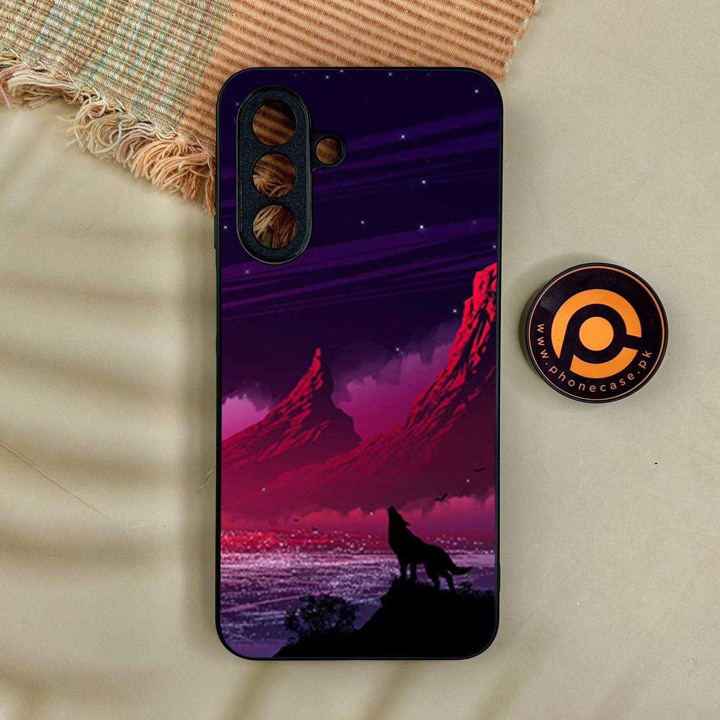 Samsung Galaxy A17 - Wolf Design 7 - Premium Metal Printed Soft Bumper Shock Proof Case