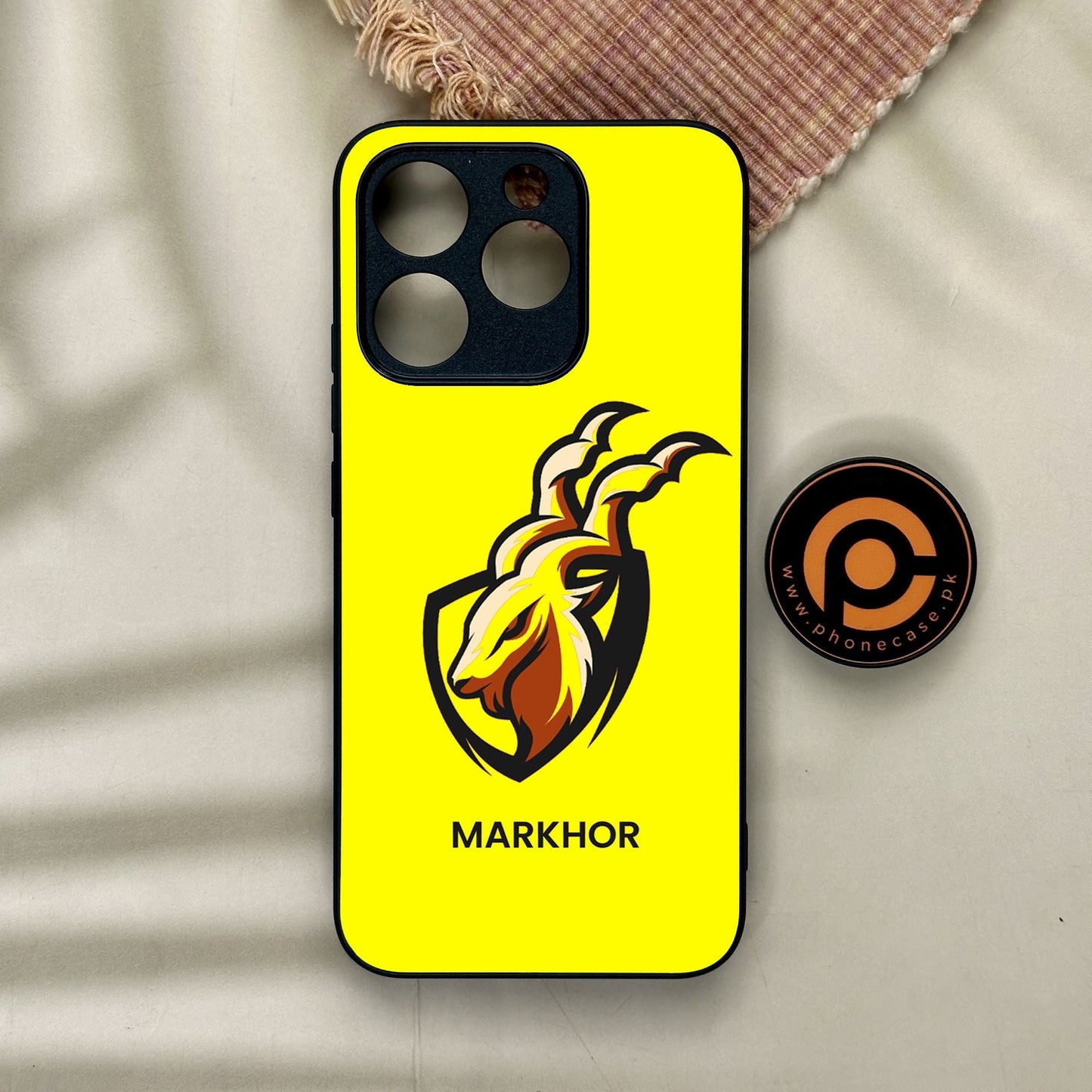 Realme 15T - Markhor Design 8 - Premium Metal Printed Soft Bumper Shock Proof Case