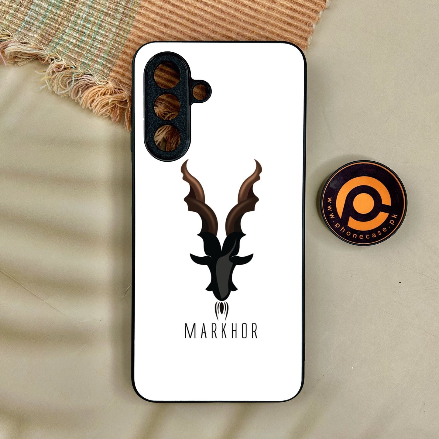 Samsung Galaxy A17 - Markhor Design 2 - Premium Metal Printed Soft Bumper Shock Proof Case