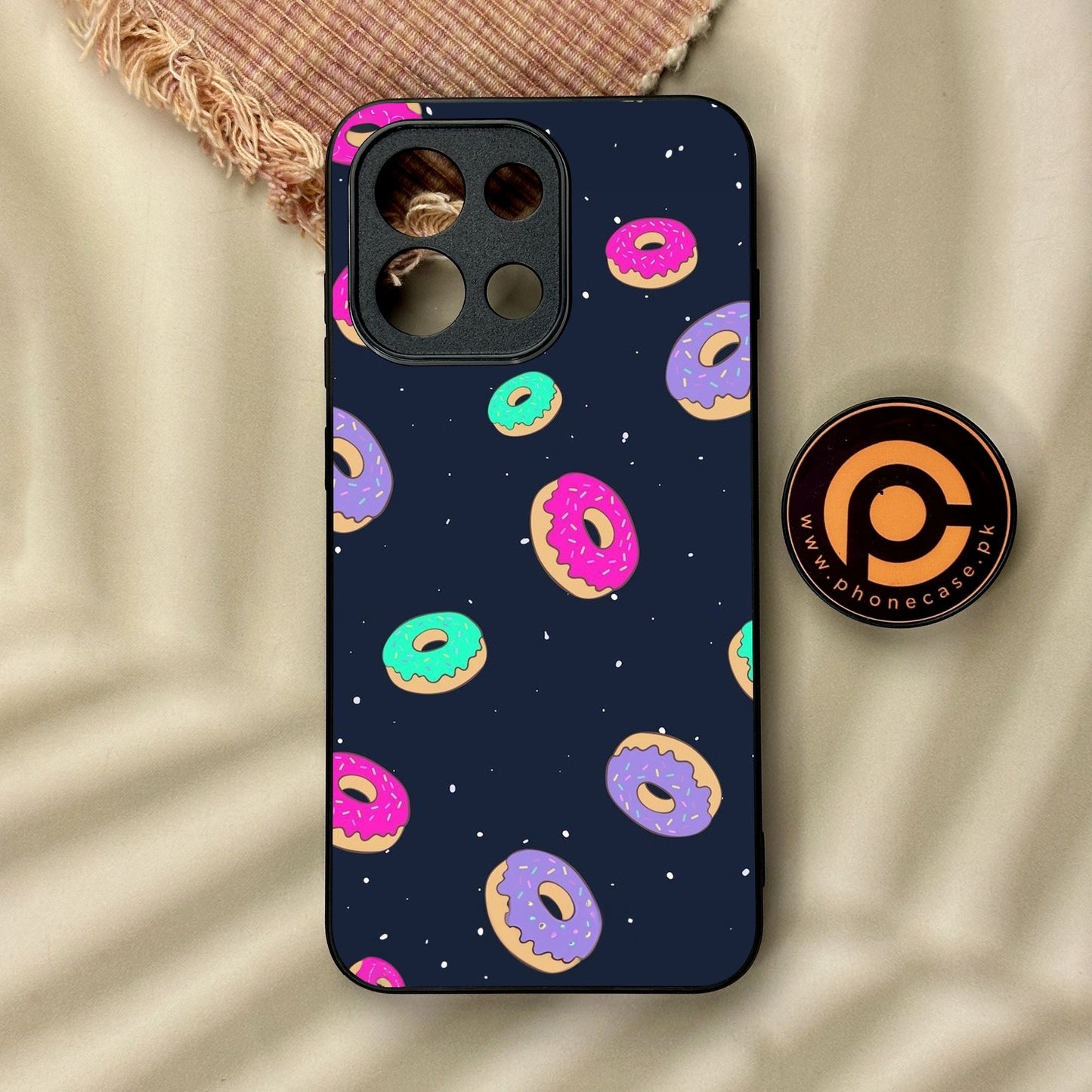 OnePlus 13s - Colorful Donuts - Premium Metal Printed Soft Bumper Shock Proof Case