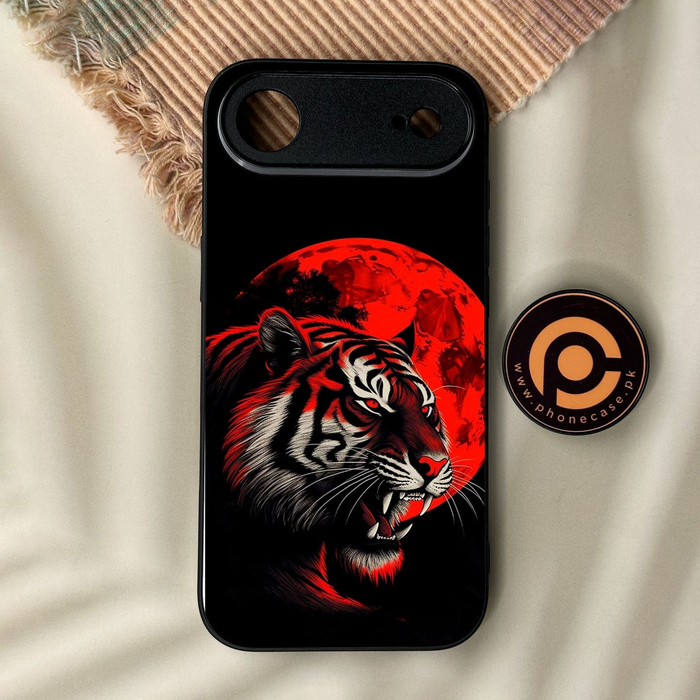 iPhone Air - Tiger 2.0 Design 8 - Premium Metal Printed Soft Bumper Shock Proof Case