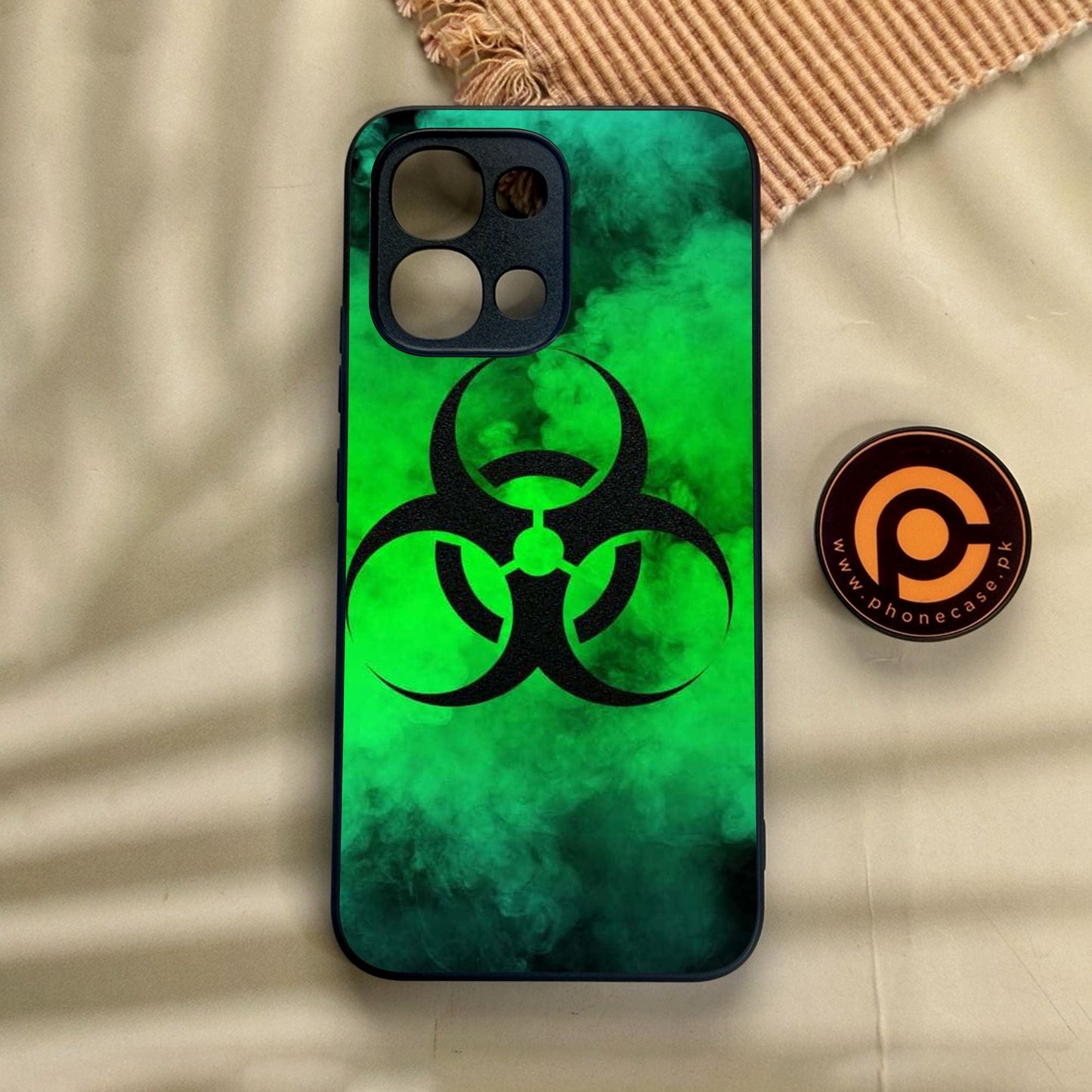 Oppo A6 Pro - Biohazard Design 7 - Premium Metal Printed Soft Bumper Shock Proof Case