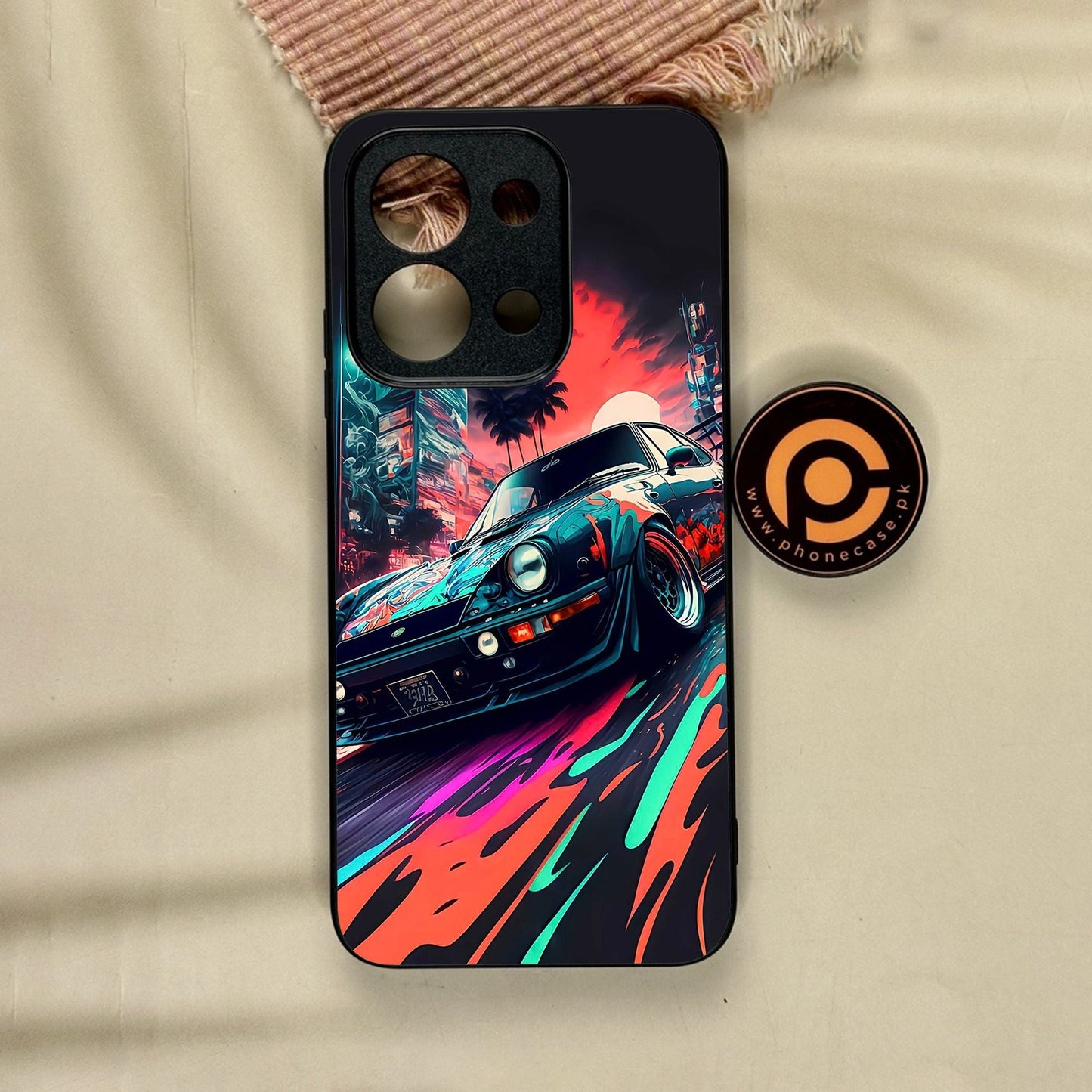 Xiaomi Redmi 15C - Racing Series 2.0 Design 7 - Premium Metal Printed Soft Bumper Shock Proof Case