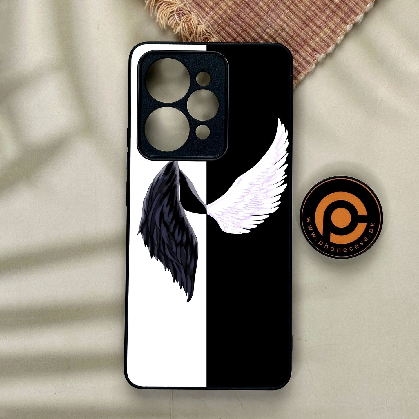 Realme 15 Pro - Angel 2.0 Design 5 - Premium Metal Printed Soft Bumper Shock Proof Case