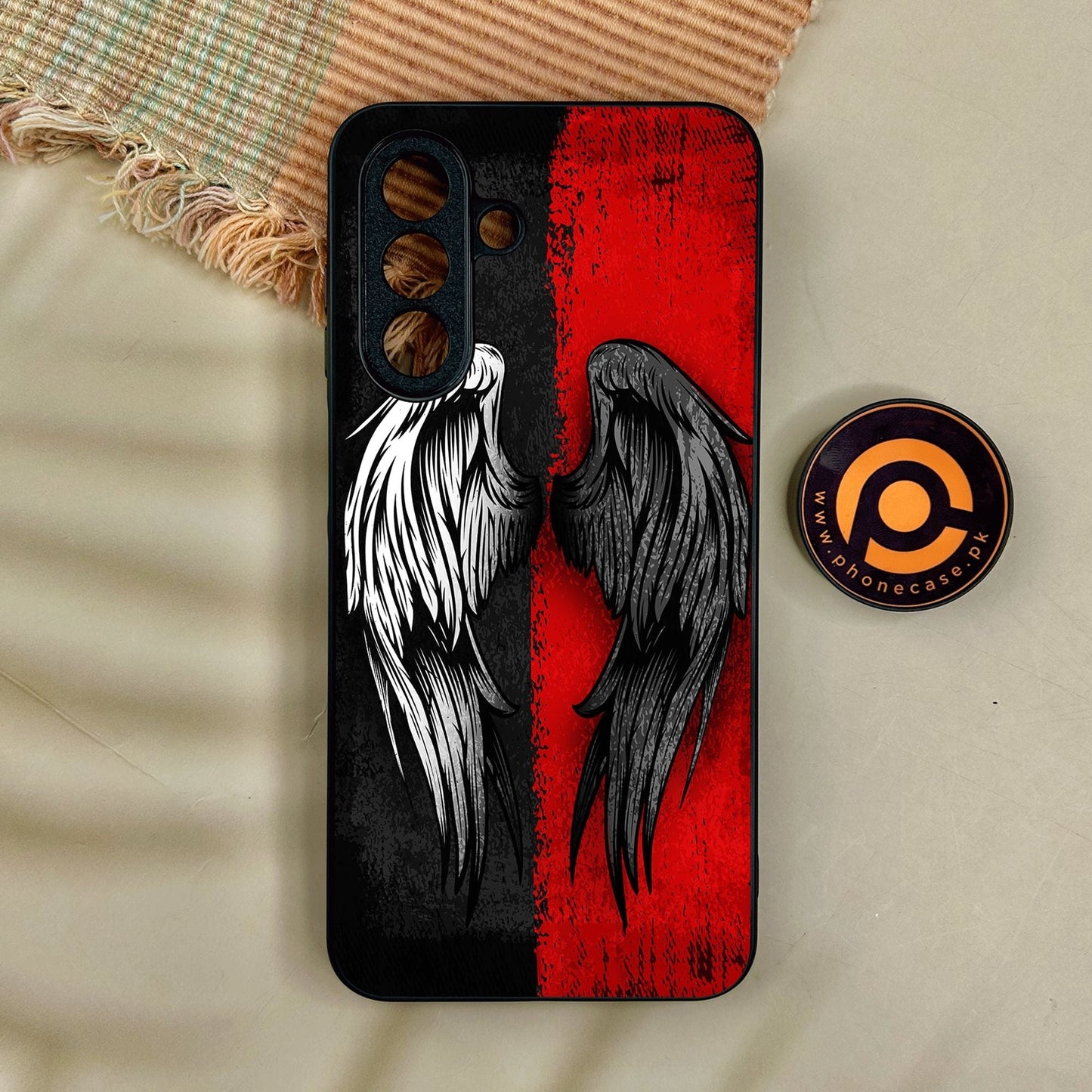 Samsung Galaxy A17 - Angel 2.0 Design 10 - Premium Metal Printed Soft Bumper Shock Proof Case