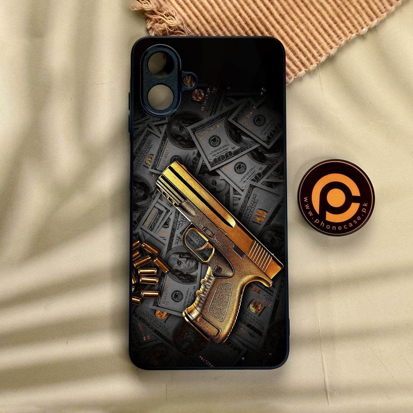 Samsung Galaxy A07 - Dollar Design 7 - Premium Metal Printed Soft Bumper Shock Proof Case