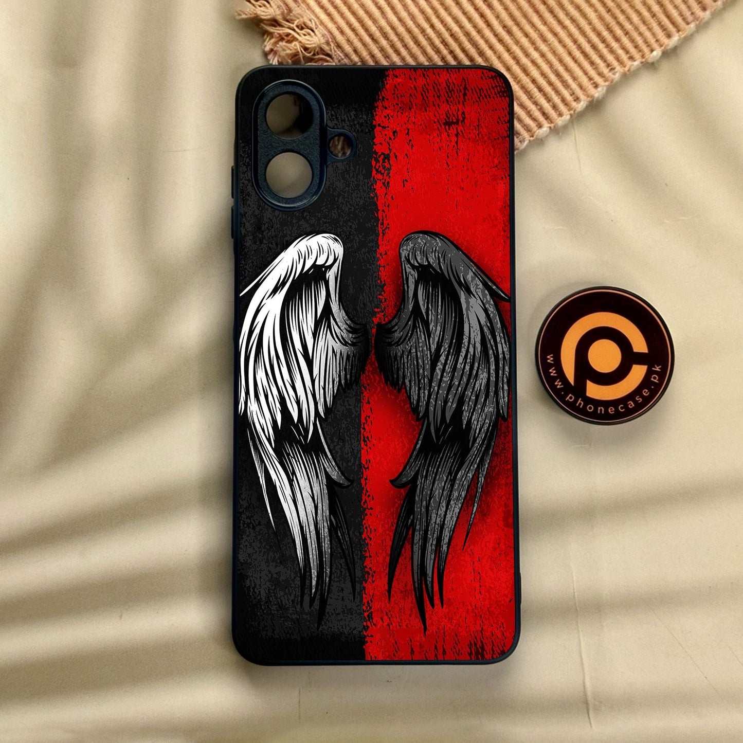 Samsung Galaxy A07 - Angel 2.0 Design 10 - Premium Metal Printed Soft Bumper Shock Proof Case