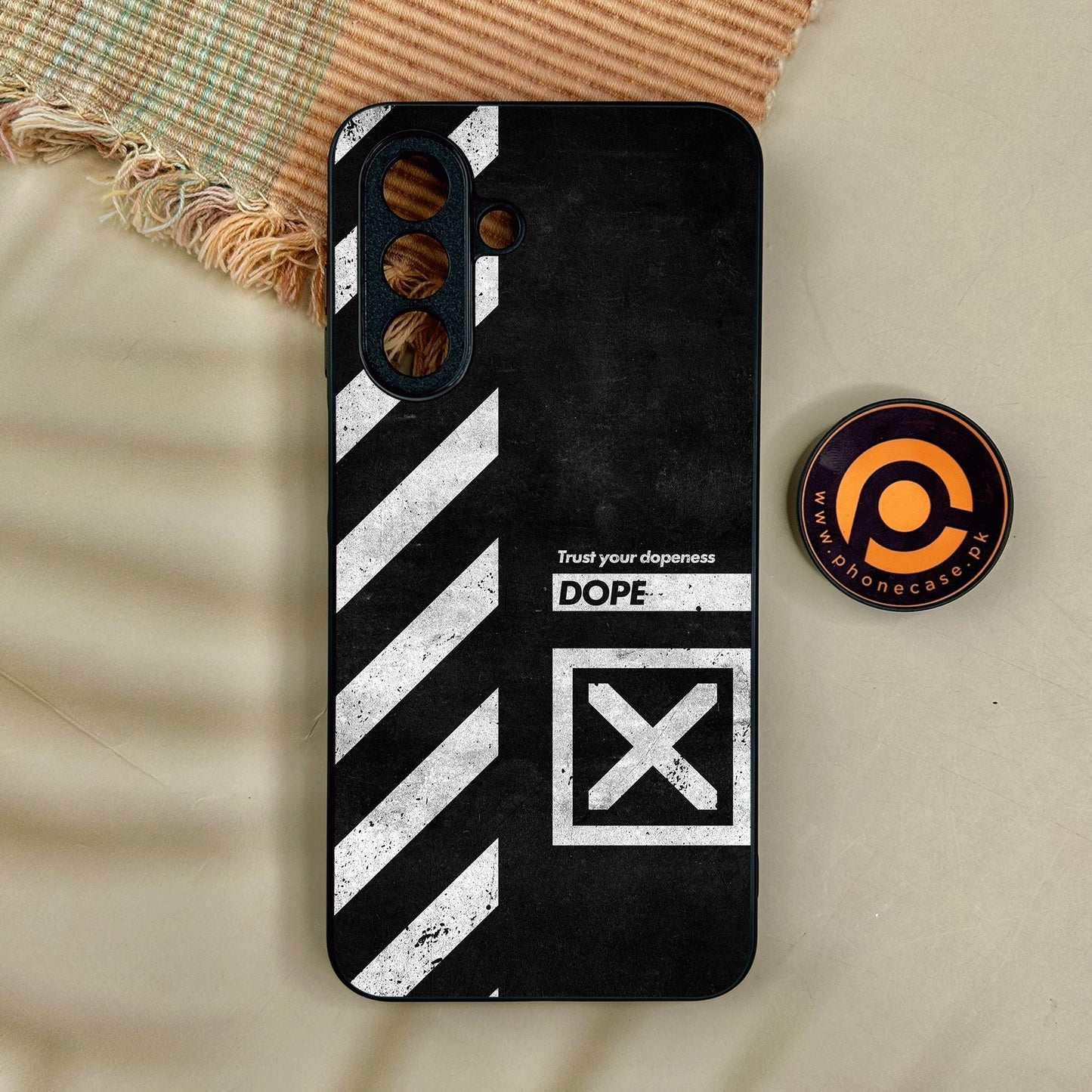 Samsung Galaxy A17 - Trust Your Dopeness - Premium Metal Printed Soft Bumper Shock Proof Case